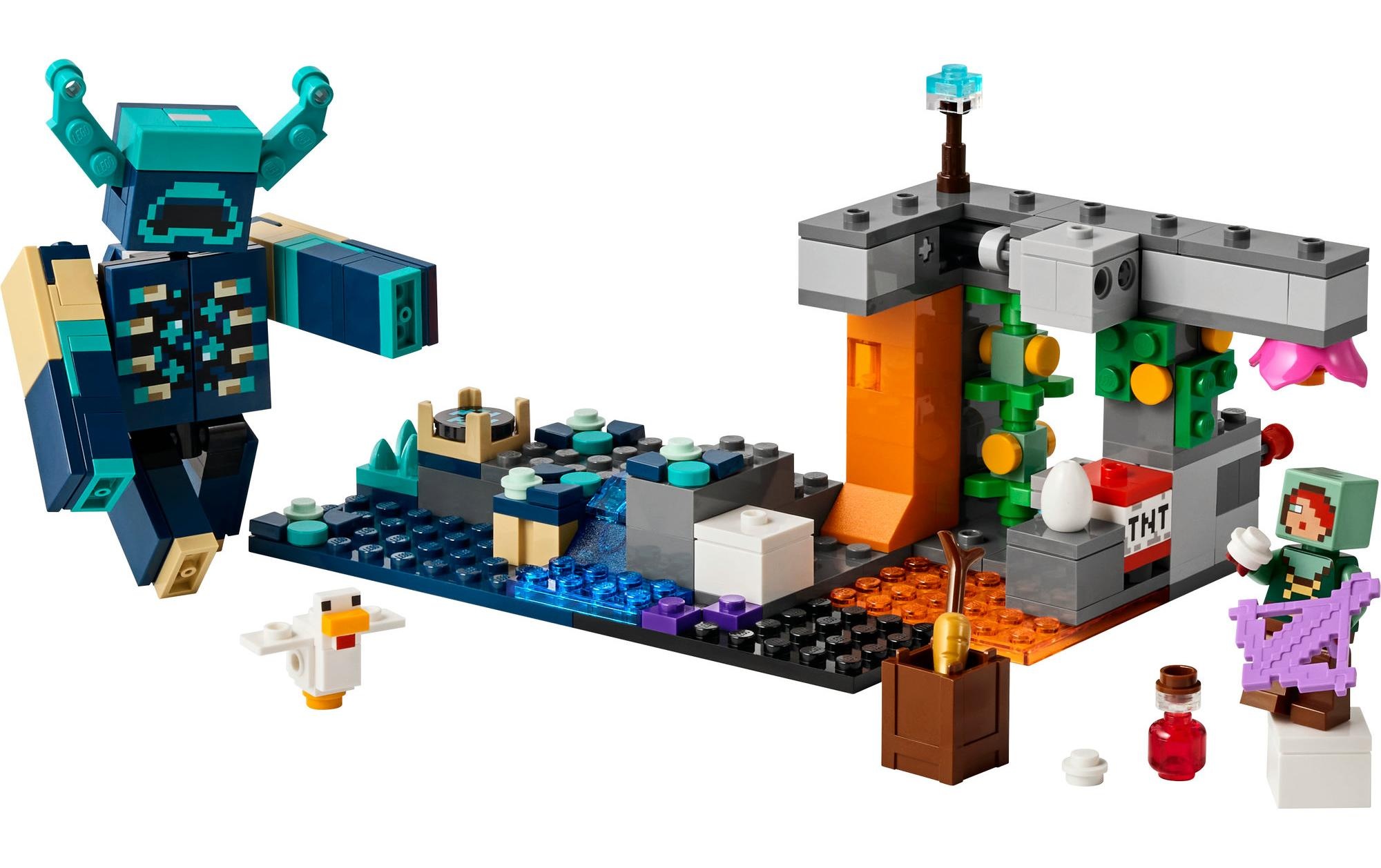 LEGO® Spielbausteine »Minecraft Begegnung mit dem Wächter 21274«