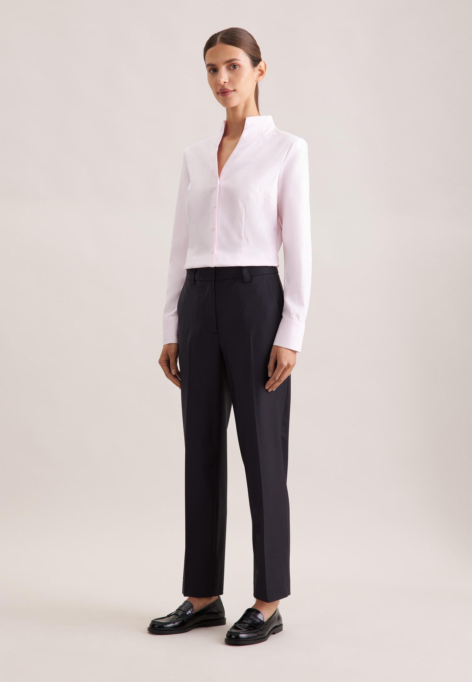 seidensticker Klassische Bluse 1/1 Kragen Uni