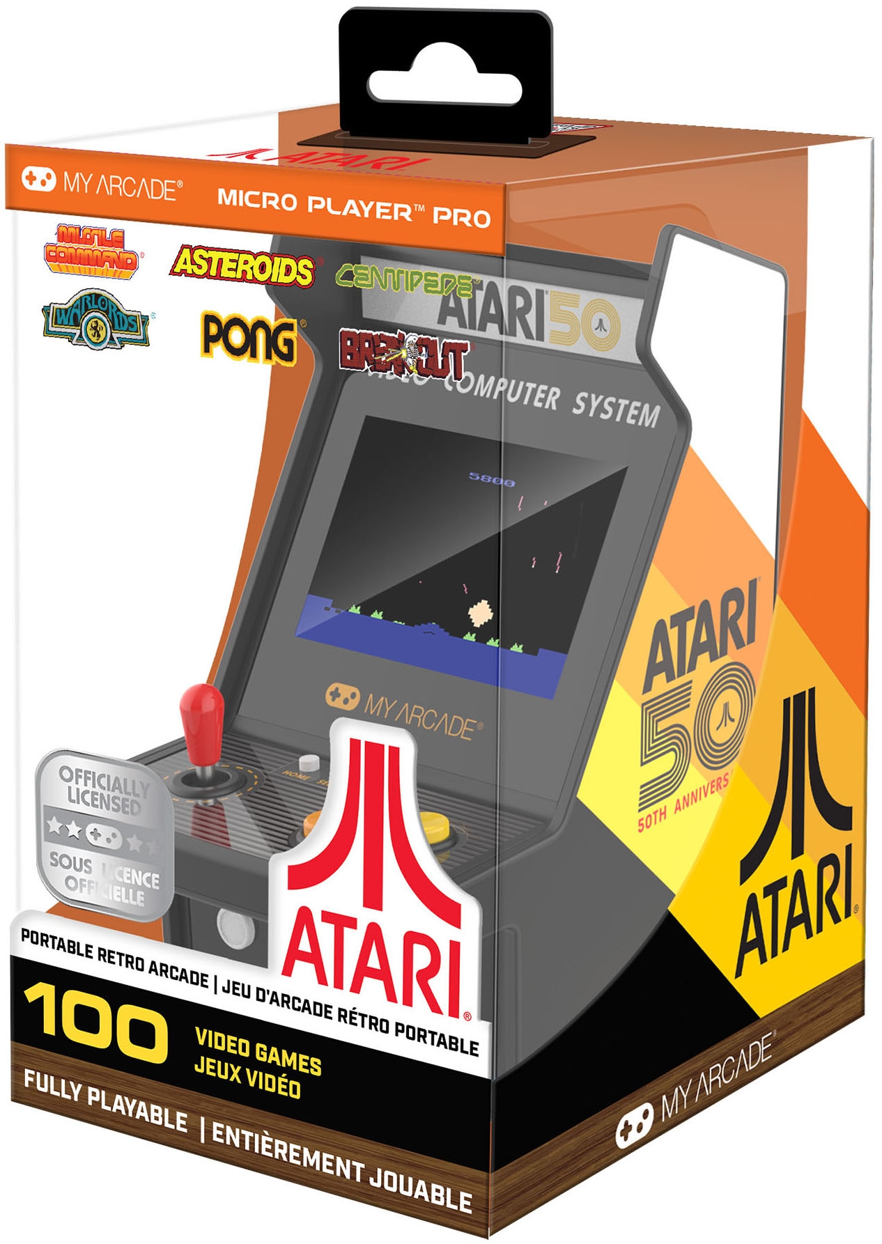 MYARCADE Console rétro »ATARI Micro Player Pro«