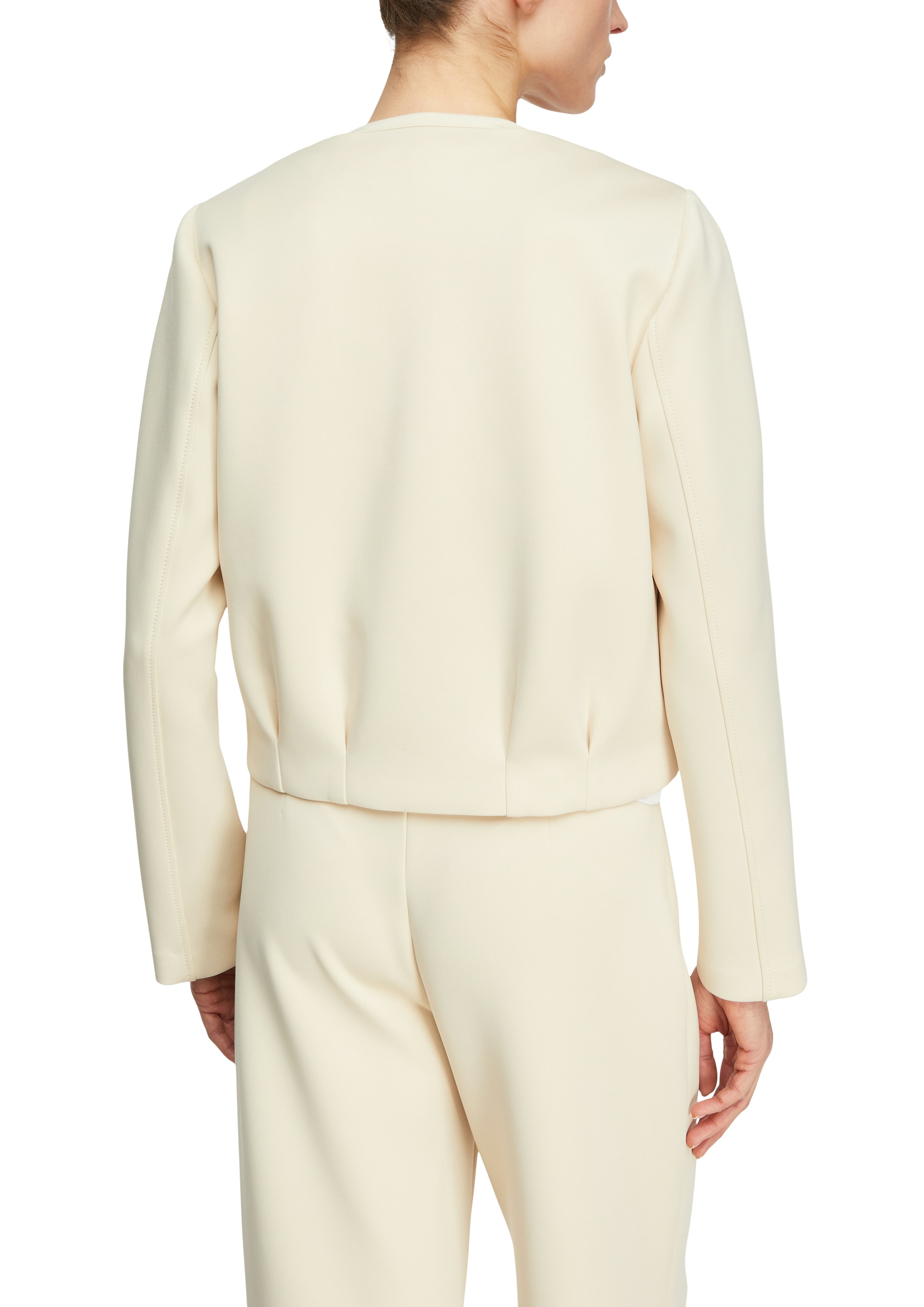 Comma Veste courte aus weicher Scuba-Qualität - elastisch