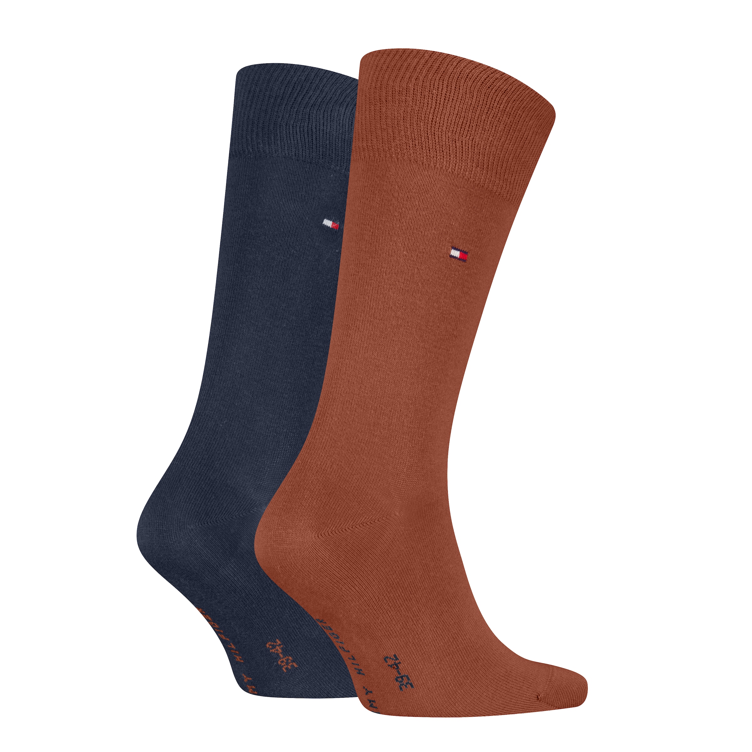 Tommy Hilfiger Chaussettes »TH MEN SOCK CLASSIC 2P« 2 paires,  avec logo drapeau tricoté