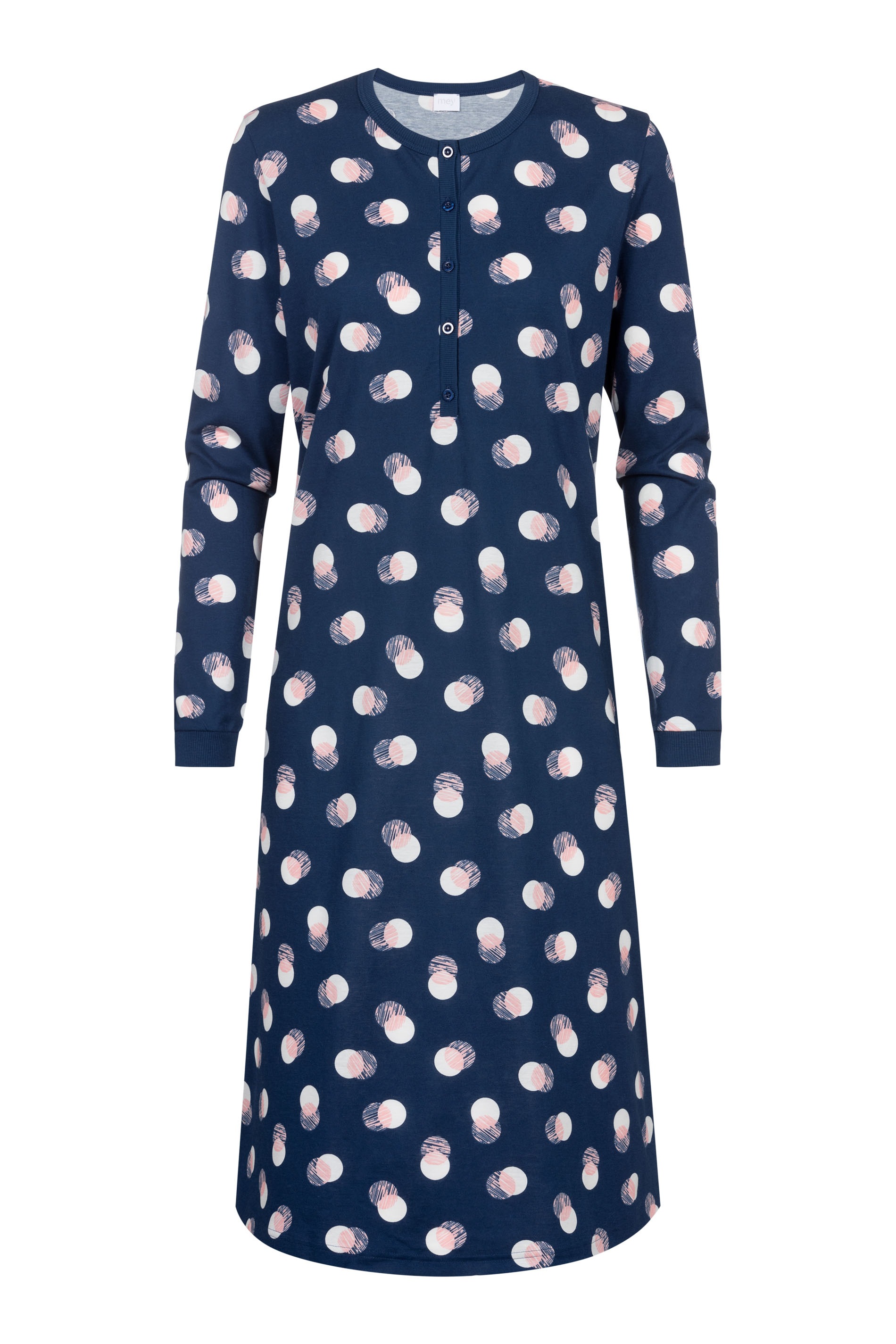Mey Chemise de nuit »Scribbled Dots« Länge in Grösse 38: circa 110 cm