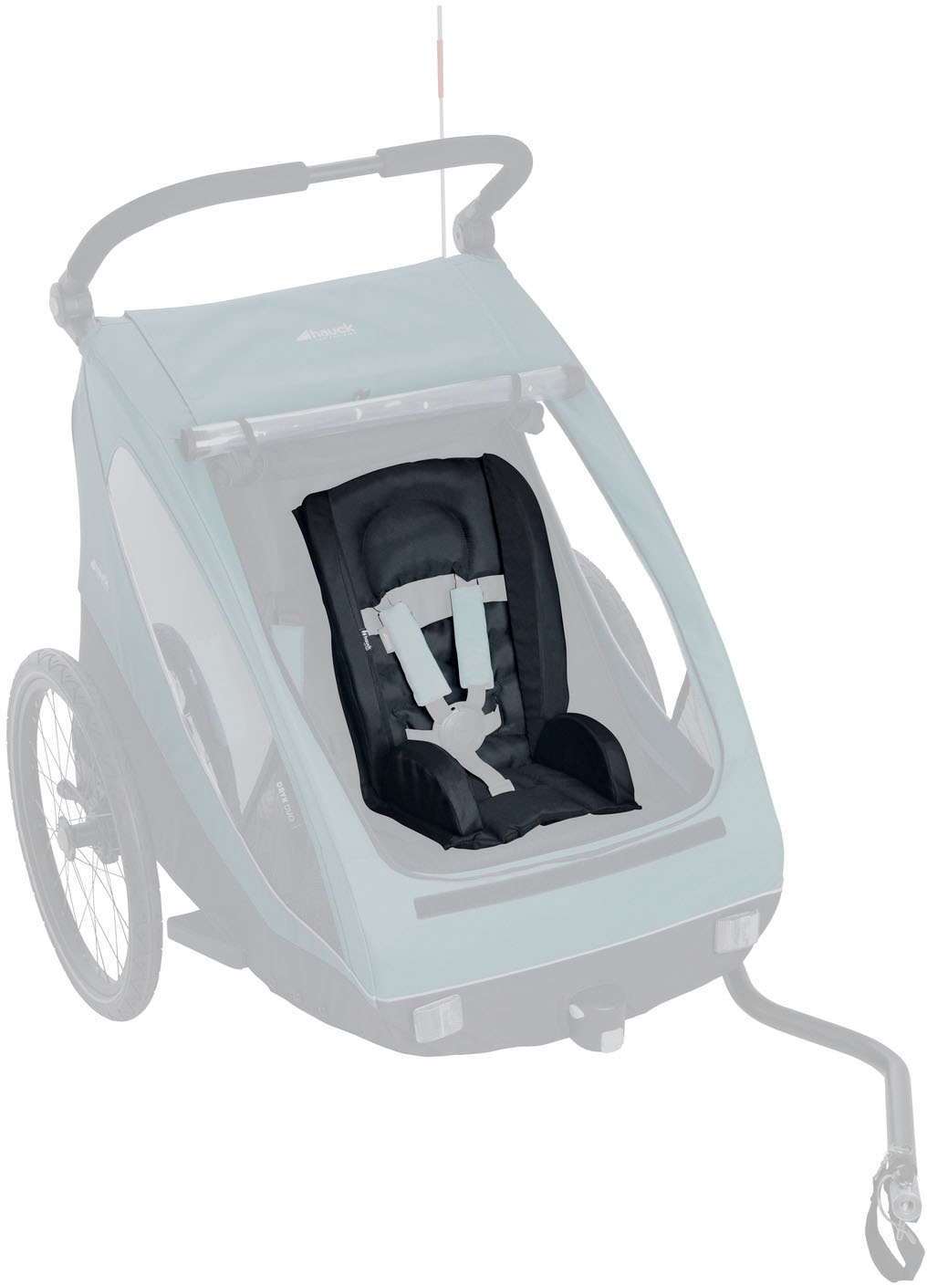 Hauck Sitzverkleinerer »Sitzverkleinerer für Fahrradanhänger, Black« universal