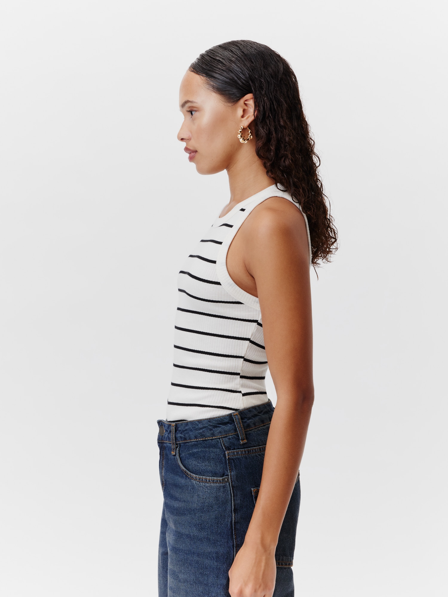 LeGer Débardeur »Blanca, LeGer by Lena Gercke« mit Rippstruktur, slim fit
