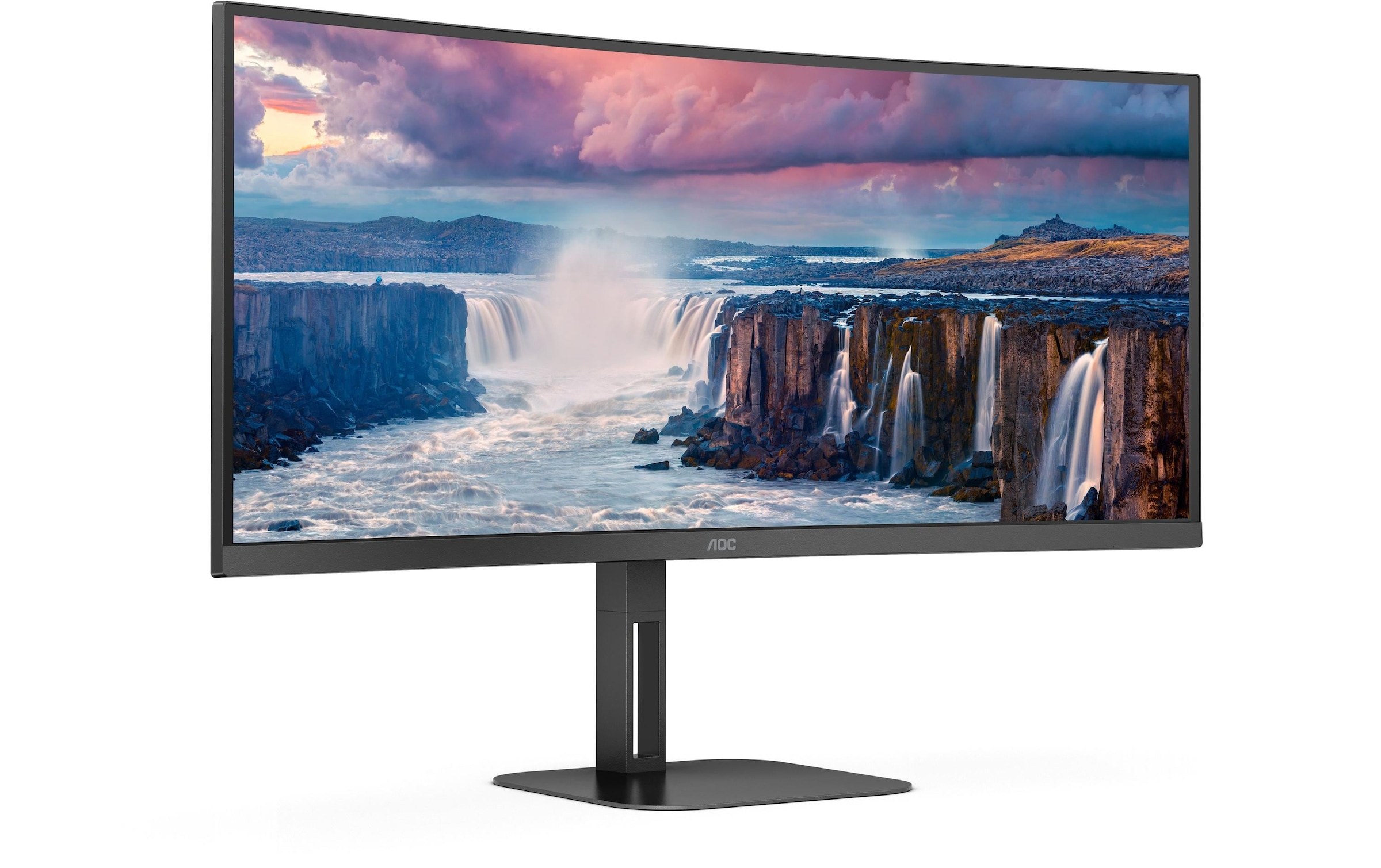 AOC Curved-LED-Monitor »CU34V5C/BK« 86,36 cm/34 ″  3440 x 1440 px UWQHD 100 Hz