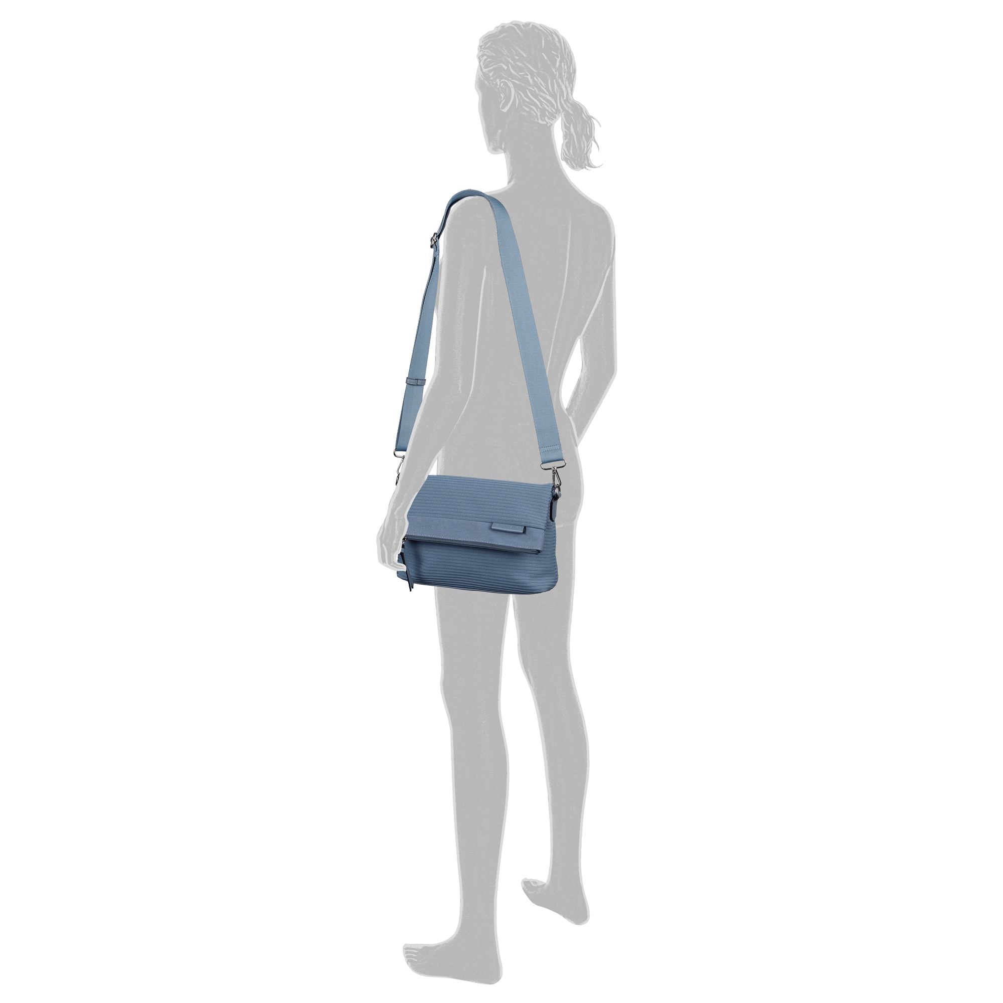 TOM TAILOR Umhängetasche »Vesna« Damen Schultertasche aus sportivem Funktionsstrick in casual Shapes