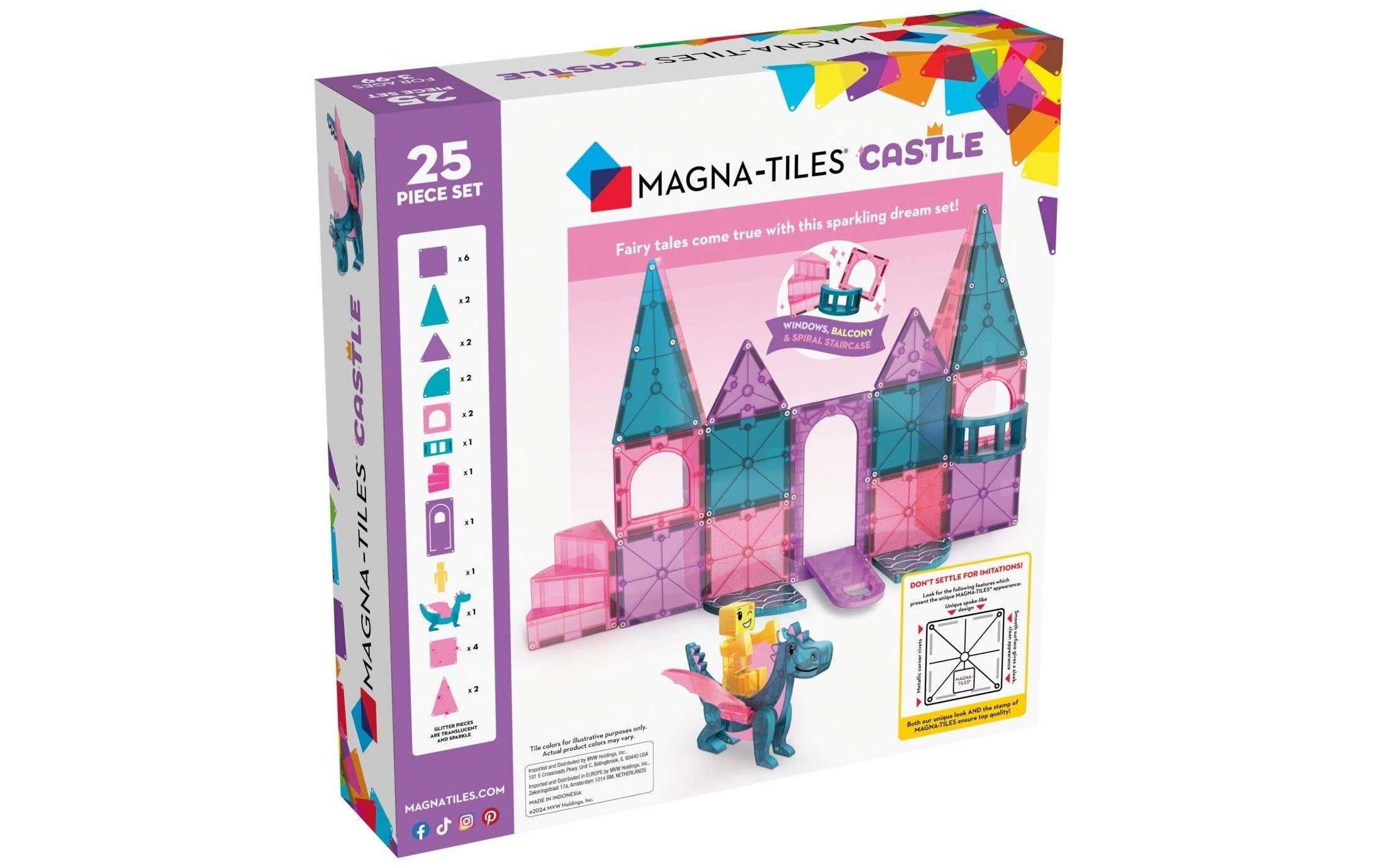  Briques de jeu »Magna-Tiles Schloss 25-teilig«