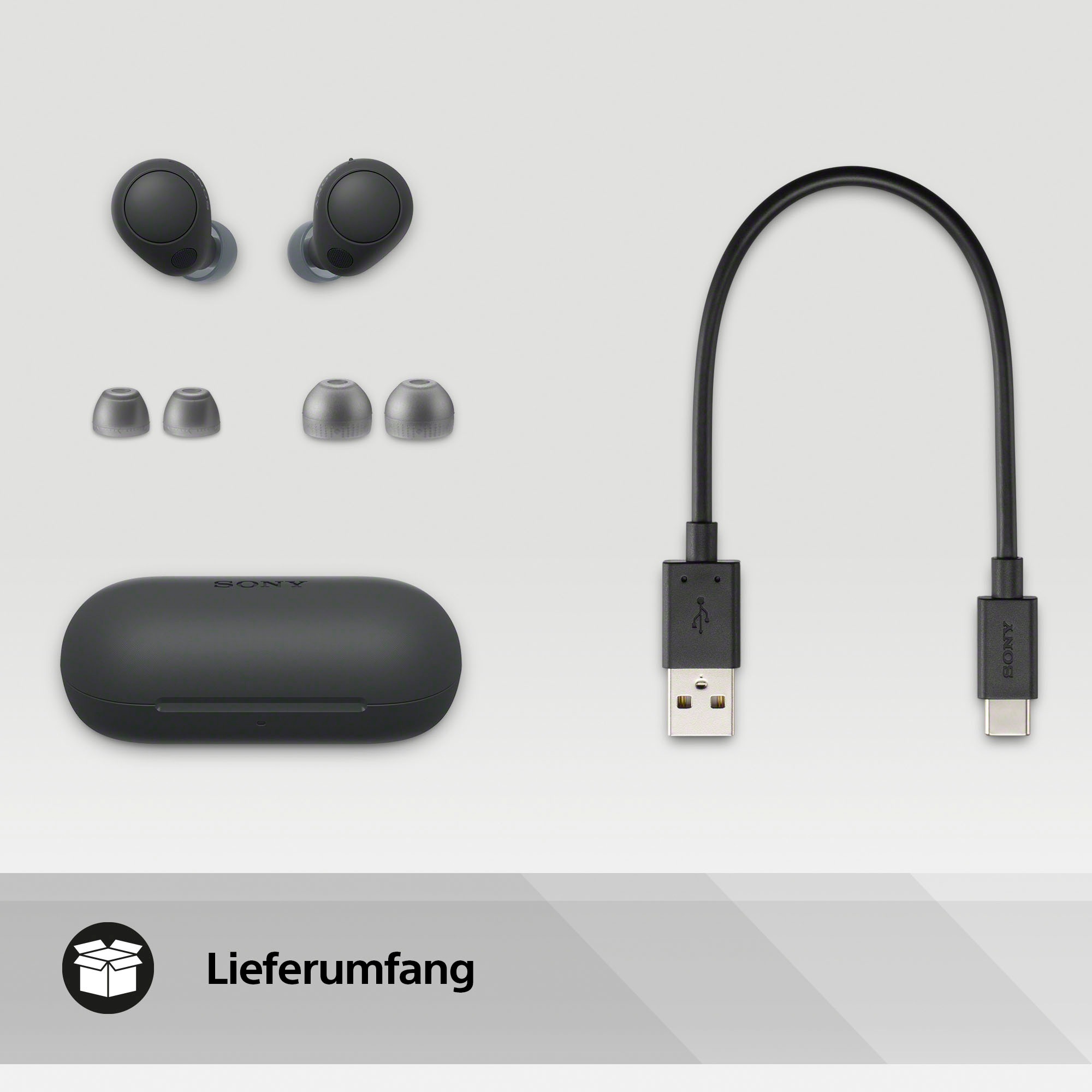Sony In-Ear-Kopfhörer »WF-C700N« Bluetooth Noise-Cancelling bis 20 Std. Akkulaufzeit, Multipoint Connection