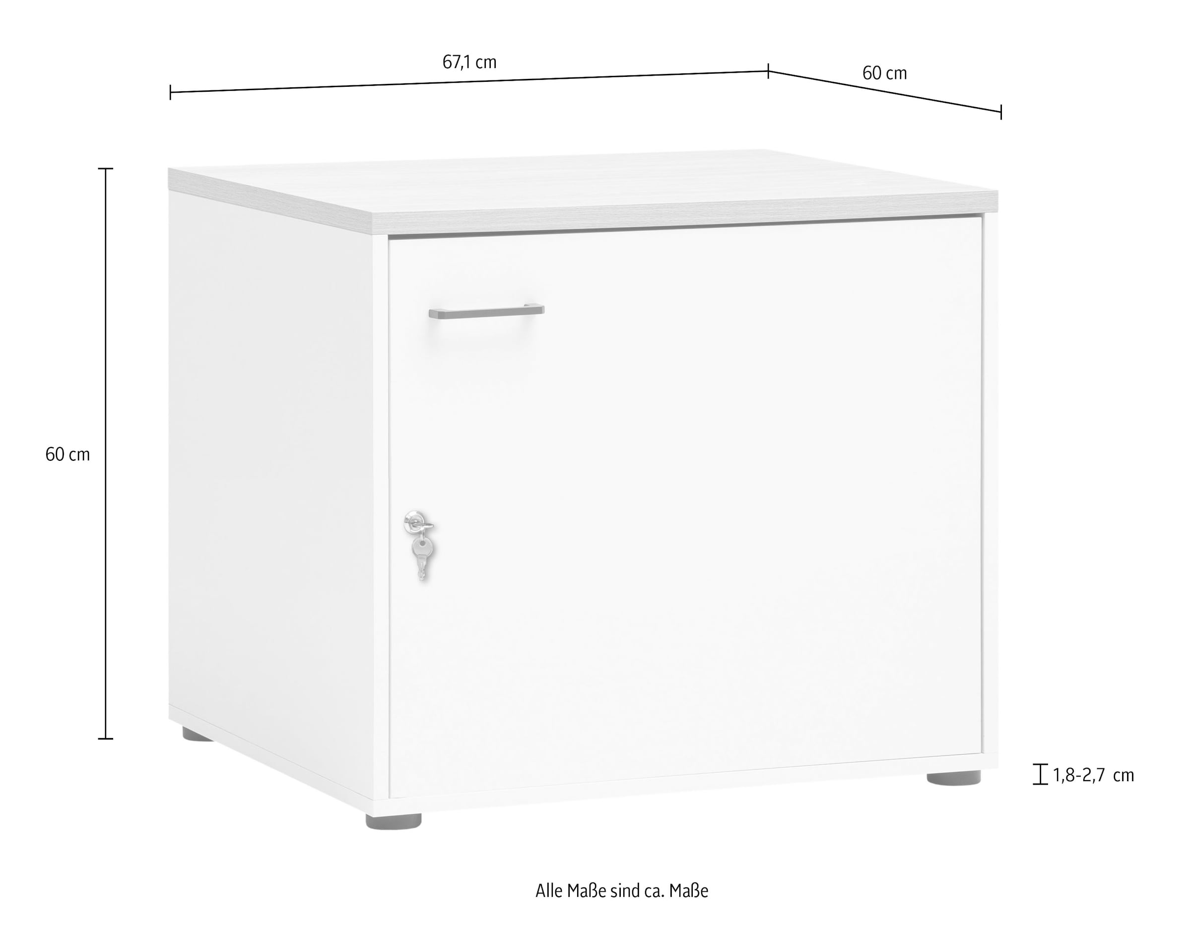 Schildmeyer Mehrzweckschrank »Solea, Breite 67 cm« Softclose-Scharniere, Wechselbarer Türanschlag