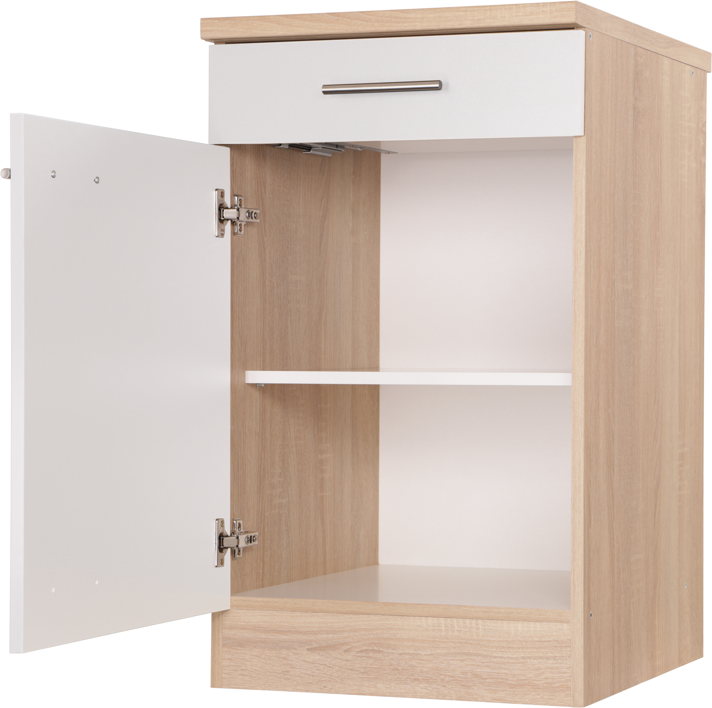 RESPEKTA Unterschrank »Merle« Breite 50 cm, Soft-Close, Griffe aus Metall, 85 cm Arbeitshöhe