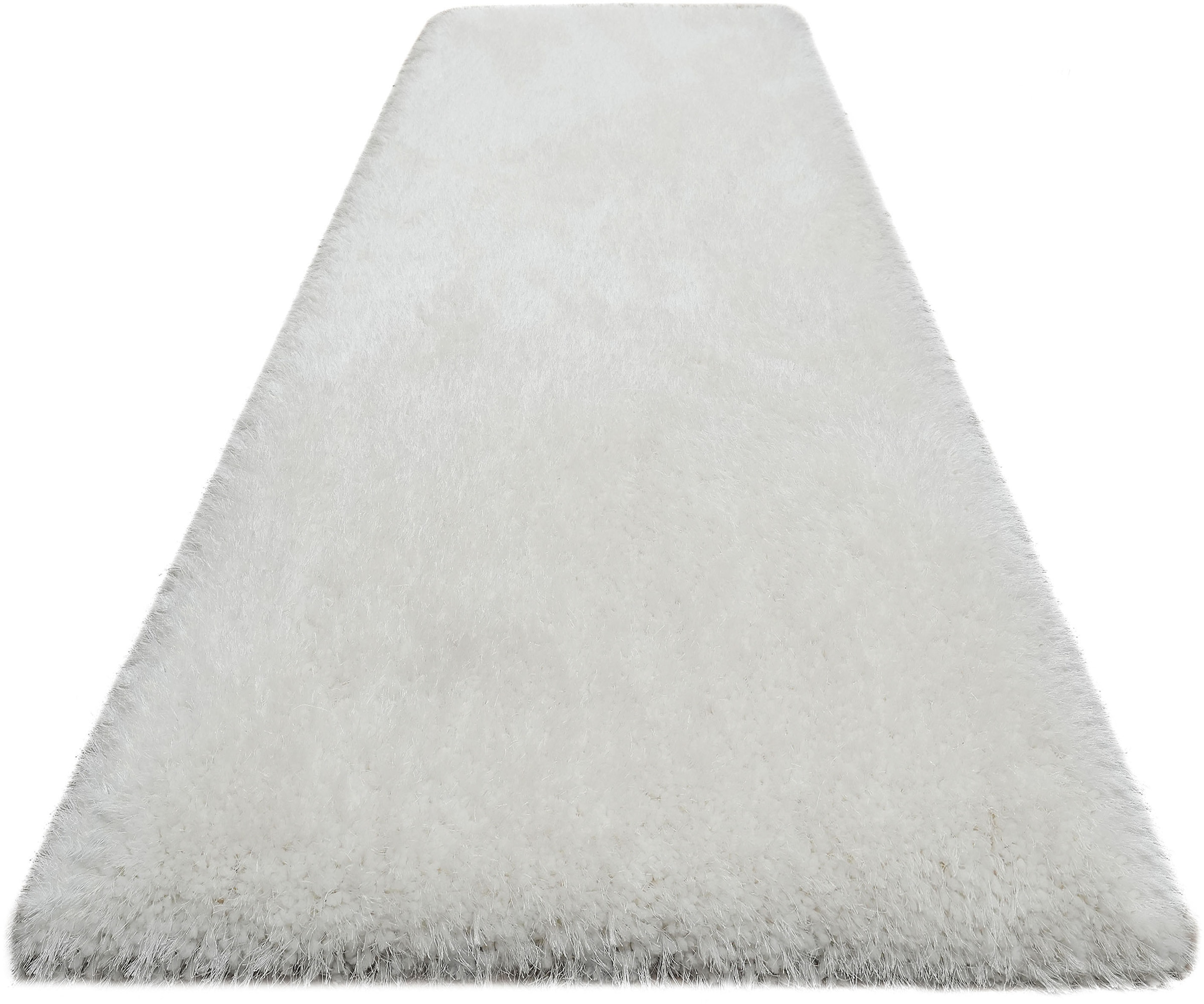 my home Hochflor-Läufer »Micro exclusiv Teppich, sehr hoher Flor, weich durch Mikrofaser« rechteckig 78 mm Höhe weich, Microfaser, unifarben, Schlafzimmer, Wohnzimmer, Esszimmer