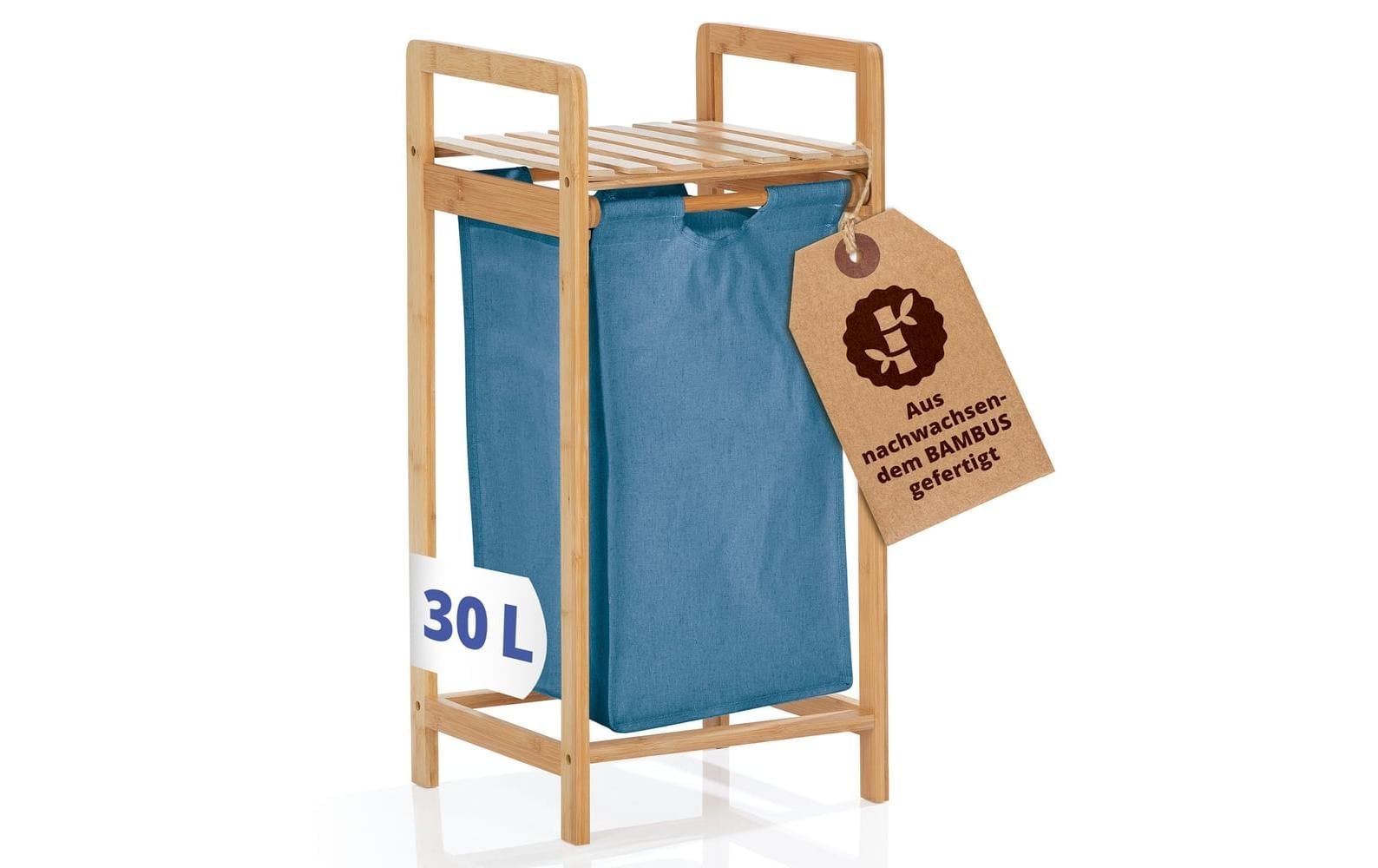 Lumaland Wäschekorb »Bambus 30 l«