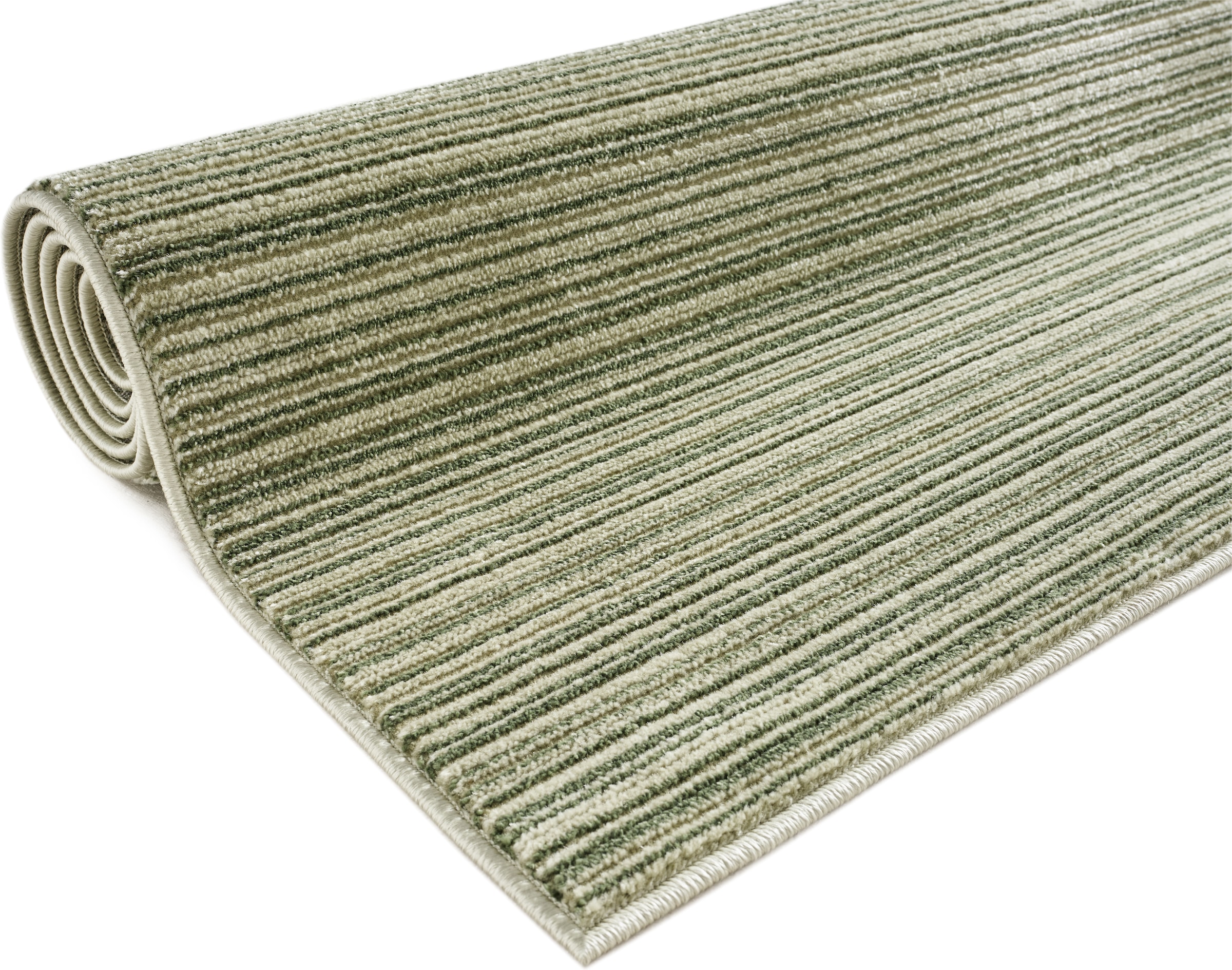 GOODproduct Tapis »Noolan, Hoch-Tief-Struktur« Rectangulaire 9 mm Höhe rayé, bandes, doux, salon, chambre, salle à manger