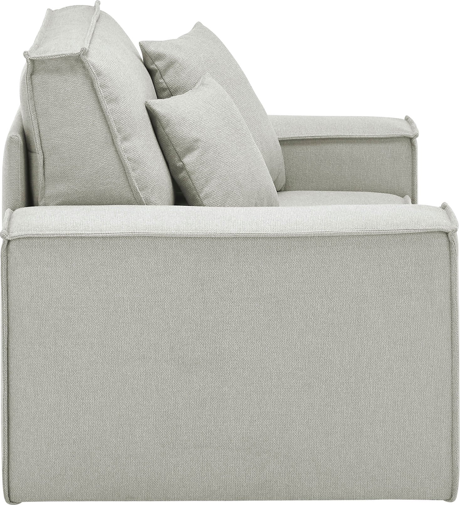 GOODproduct Canapé 2 places »FINNLEY Struktur fein, XXL-Sessel, Lesesessel, inkl. Zierkissen« 1 cuis tlg. disponible en tissus Bouclé, structure fine et Mega Cord
