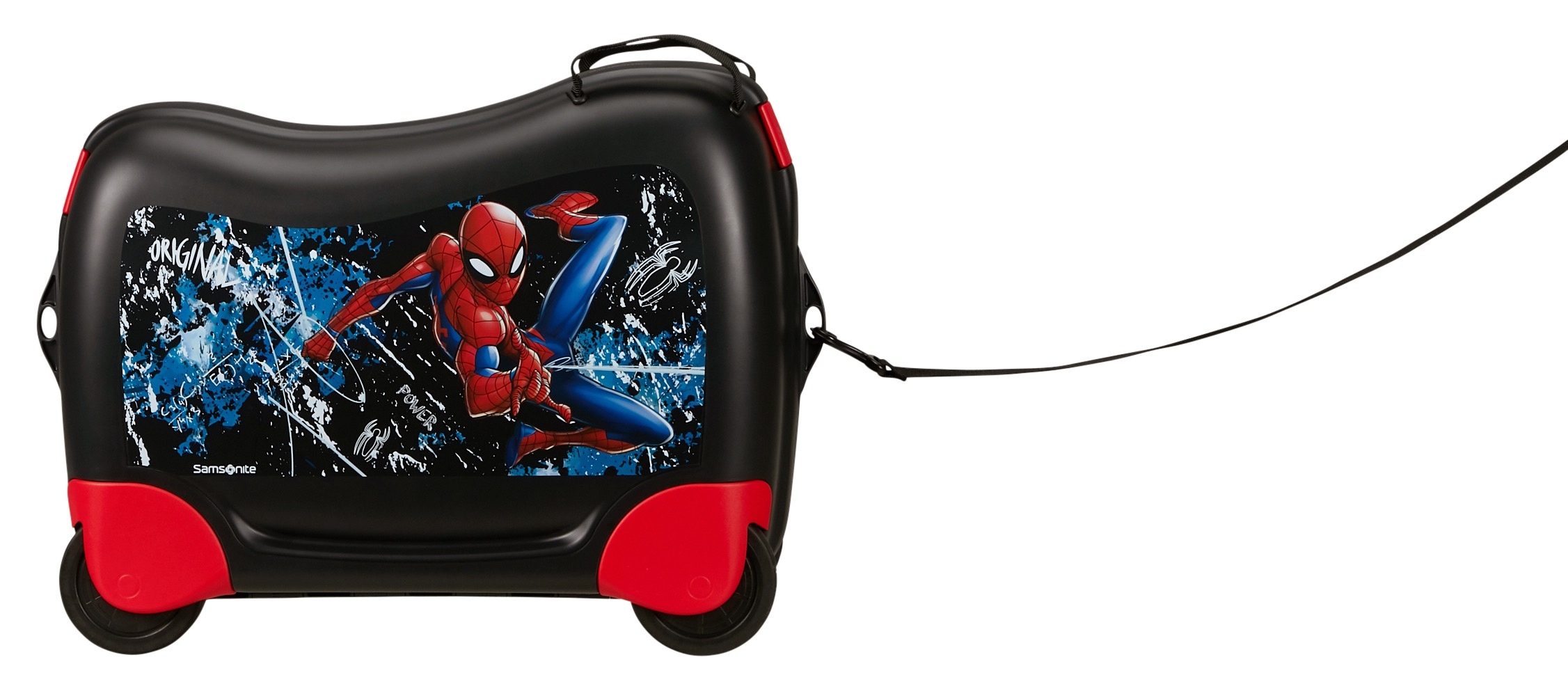 Samsonite Kinderkoffer »DREAM2GO MARVEL, Spiderman Mystery« 30 l 4 Rollen mit Haltegurt, Hauptfach mit Kreuzspannbändern, aus Polypropylen