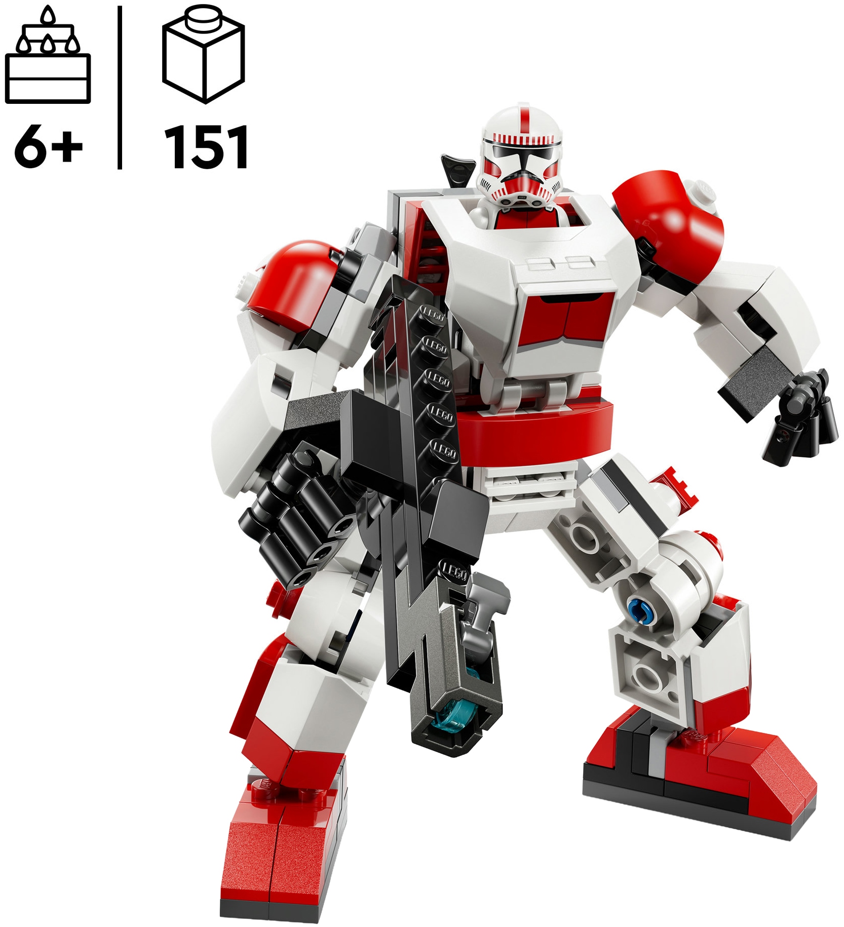 LEGO® Konstruktionsspielsteine »Klon-Schocktruppen Mech (75448), LEGO Star Wars«