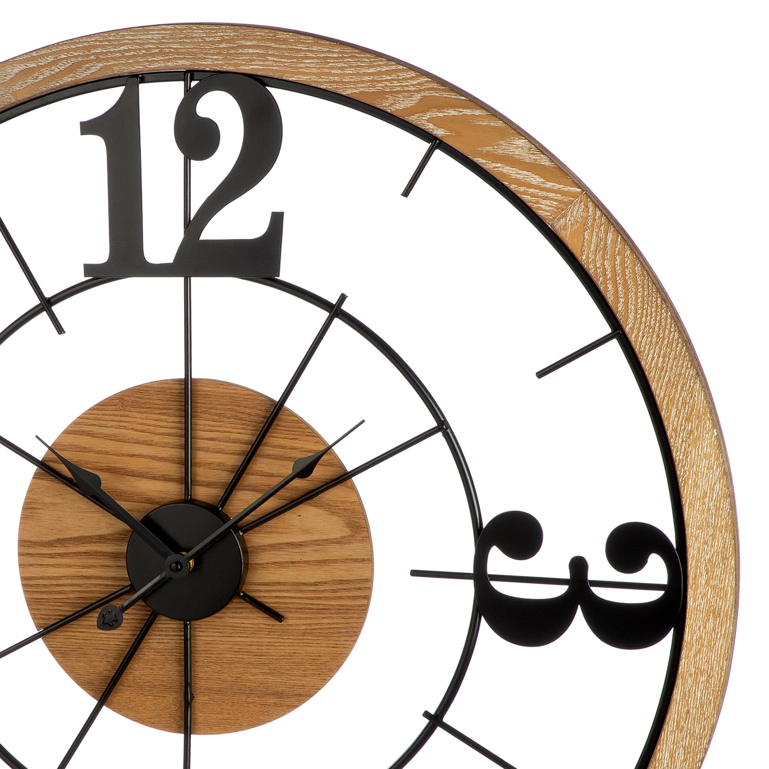 Casablanca by Gilde Horloge murale »Wanduhr Presage schwarz H. 70 cm«