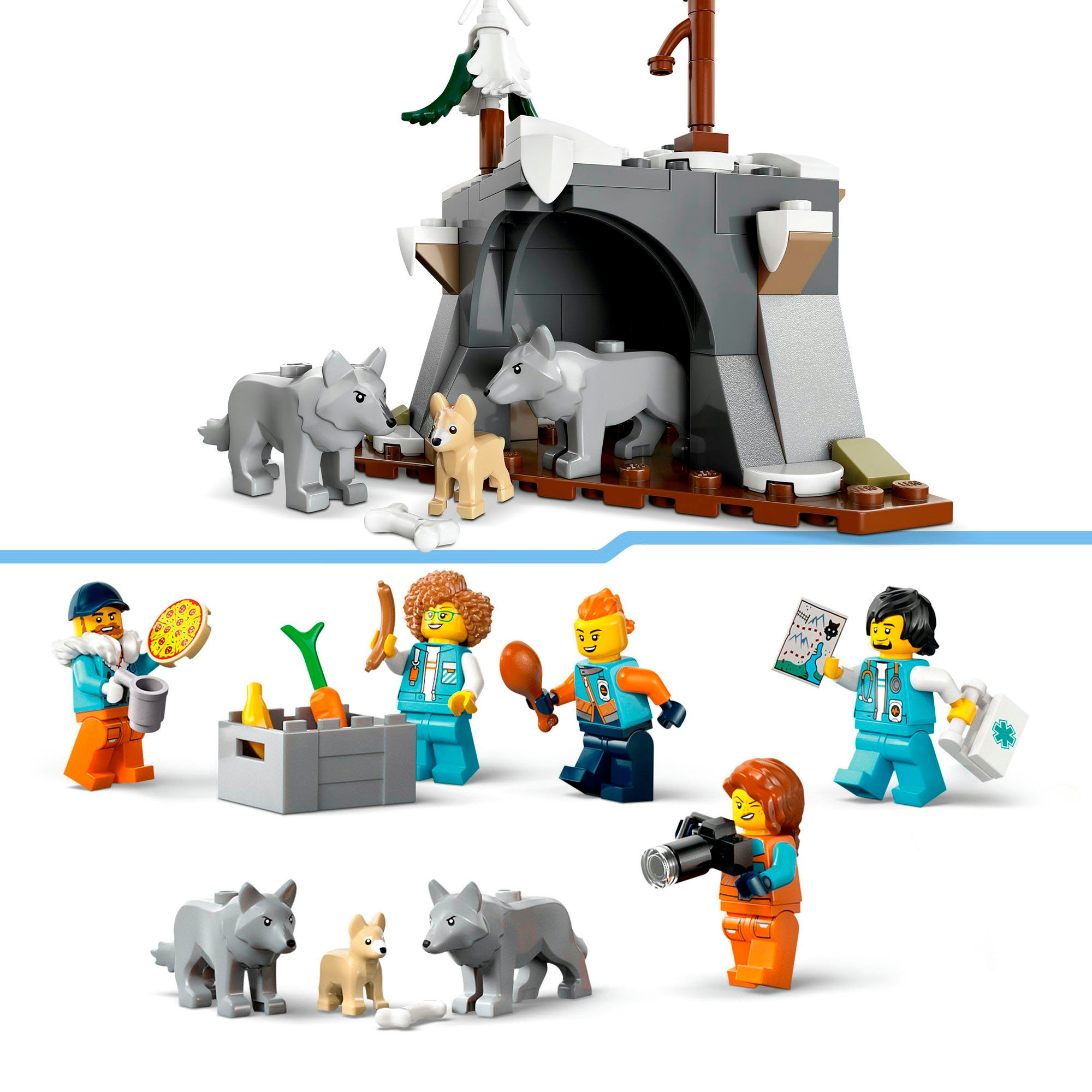 LEGO® Pions de construction »Arktis-Truck mit Labor (60471), LEGO City« Made in Europe