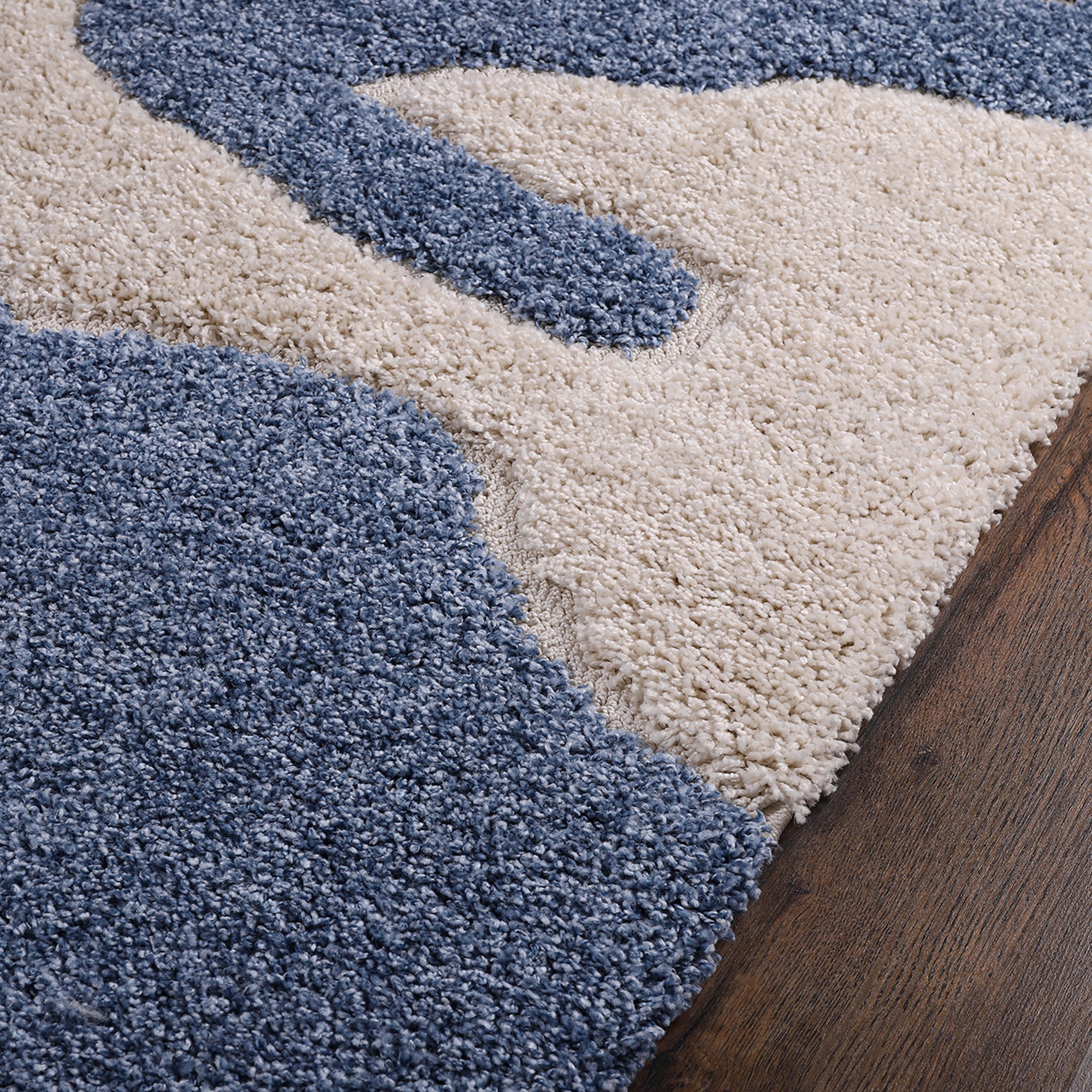 Sanat Tapis à poils longs »Luxus 3508« Rectangulaire 30 mm Höhe robuster Langflor, weich, Wohnzimmer, Schlafzimmer