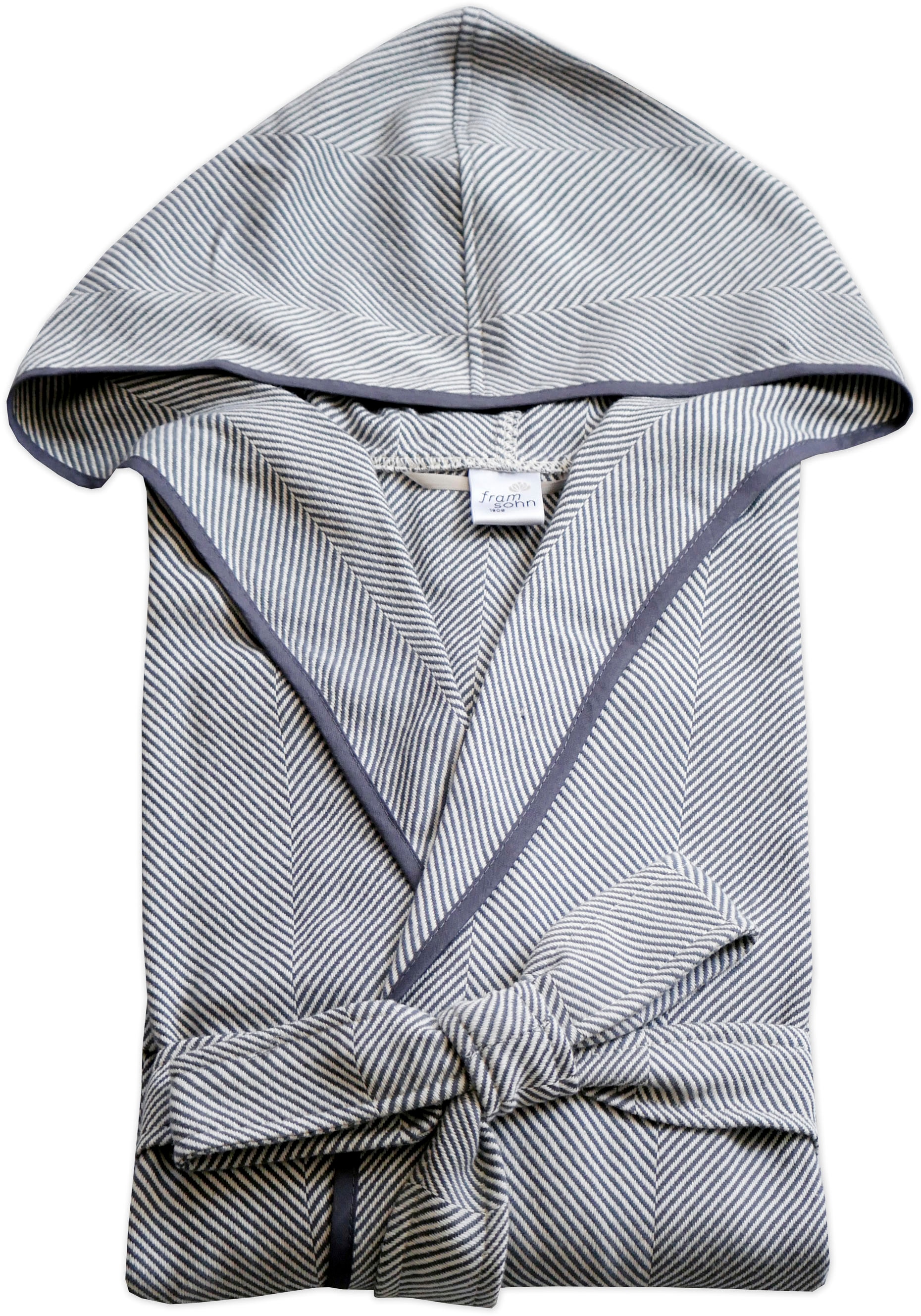 framsohn frottier Peignoir de bain homme »Boho Living Hamam Bademantel« Paquet, 1 cuis Apparence rayée tendance, voyage, sauna, plage