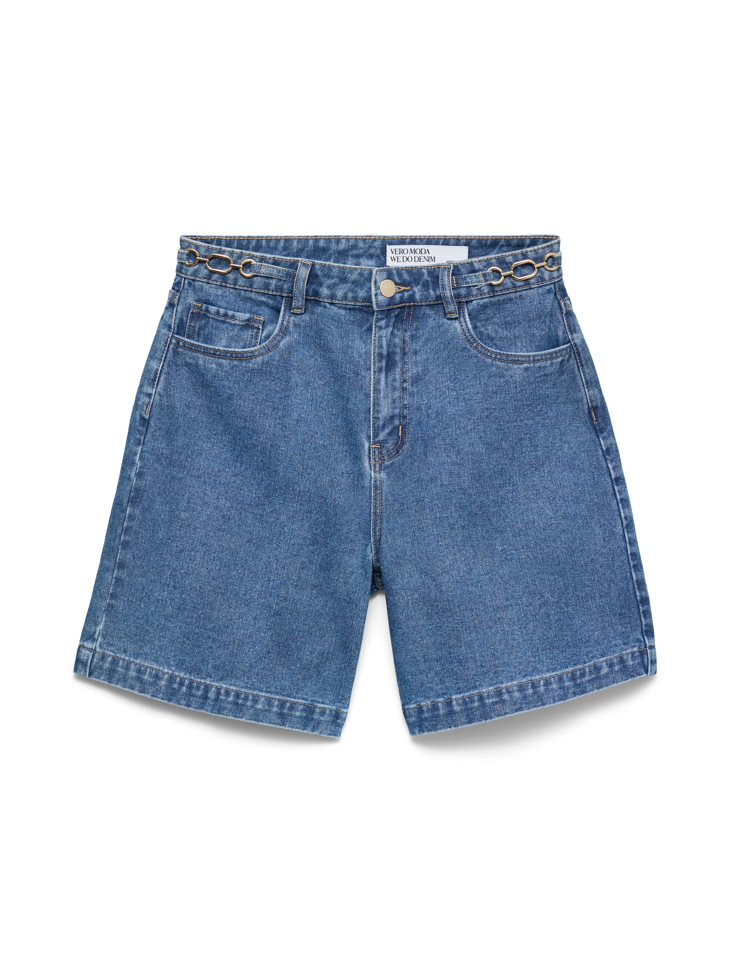 Vero Moda Short en jean »VMKATHY HR BERMUDA SHORTS SI357« mélange coton, coupe régulière