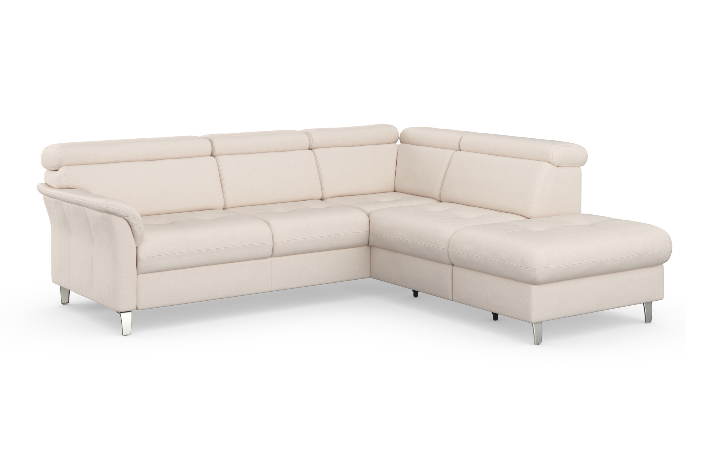 sit&more Canapé d'angle »Marano L-Form« inklusive Kopfteilverstellung, wahlweise mit Bettfunktion, Bettkasten