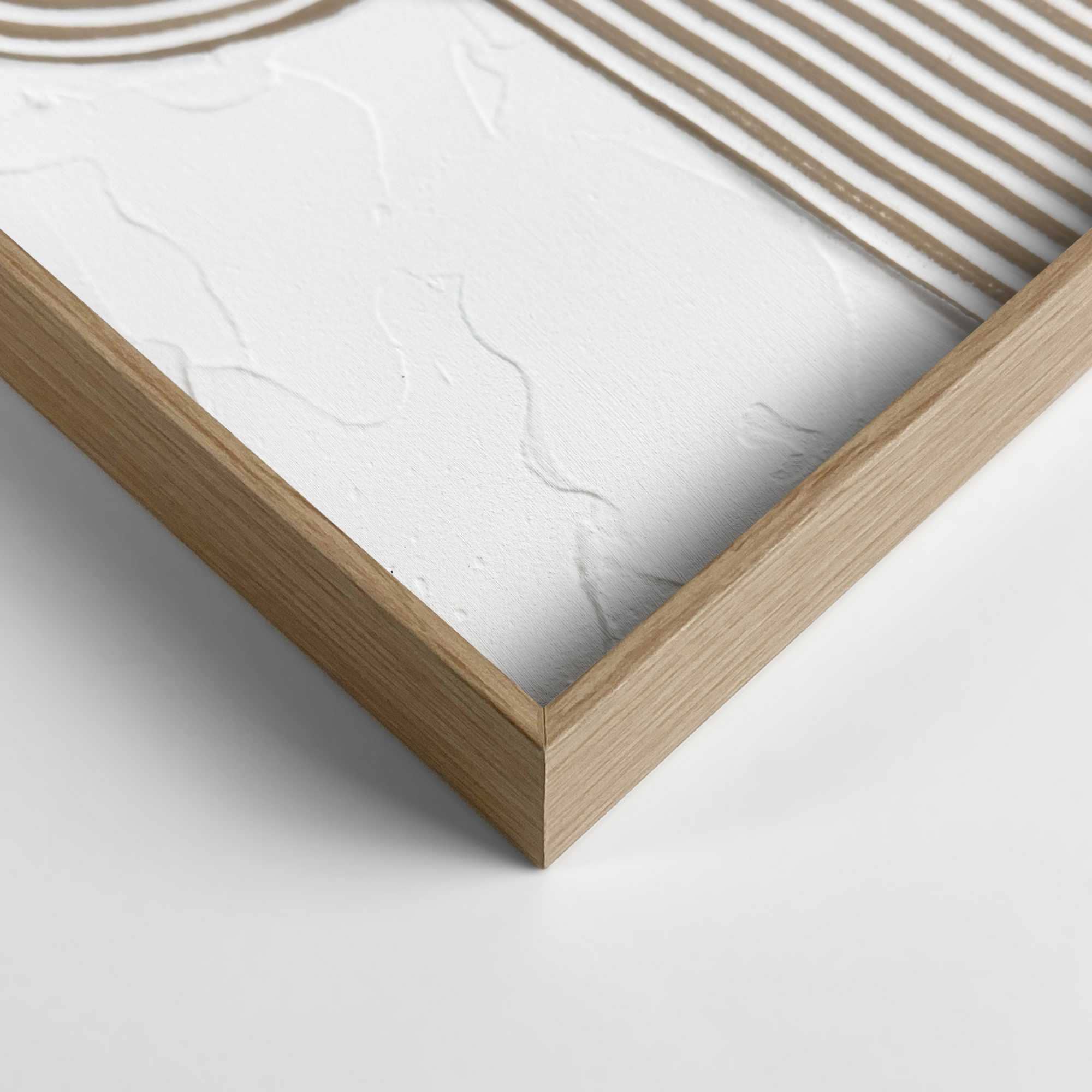 Reinders! Fresque murale »Schleife« Wohnzimmer - Beige - MDF - Abstrakt - 30x40 cm