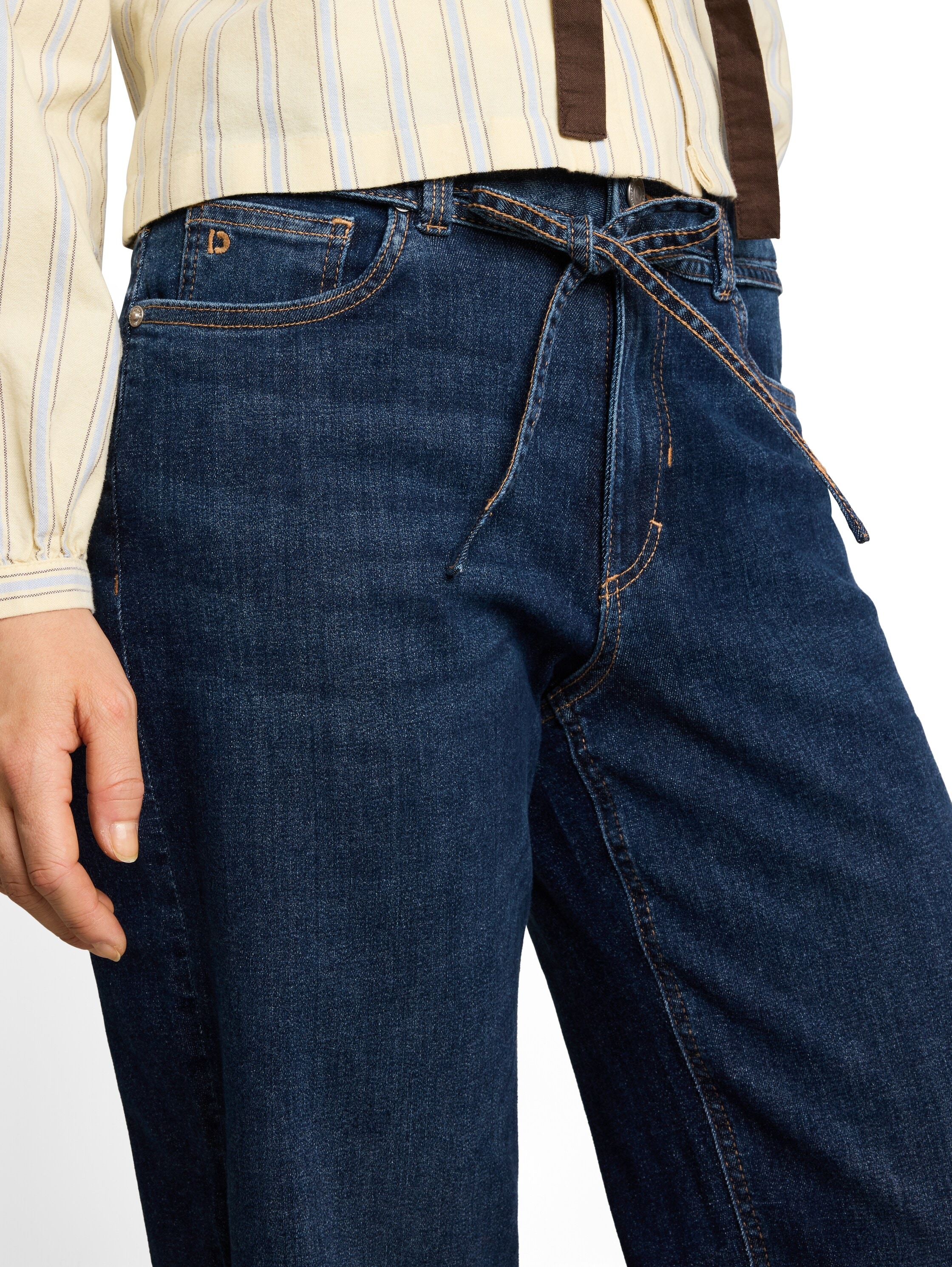 TOM TAILOR Denim Jeans large avec stretch / bande en denim / large