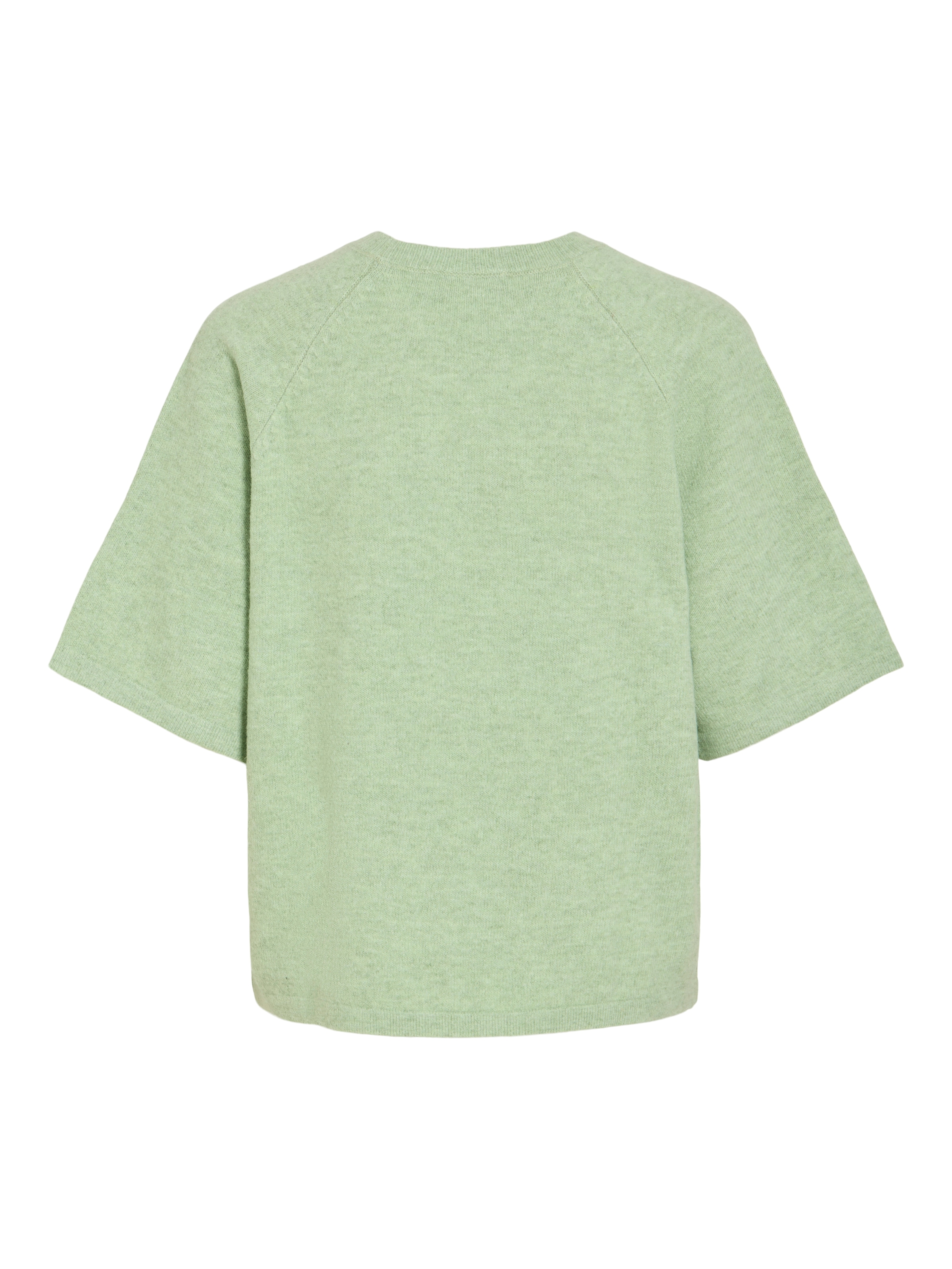 Vila Pull en tricot »VILIGA 2/4 O-NECK KNIT TOP - NOOS« Materialmix, relaxed fit