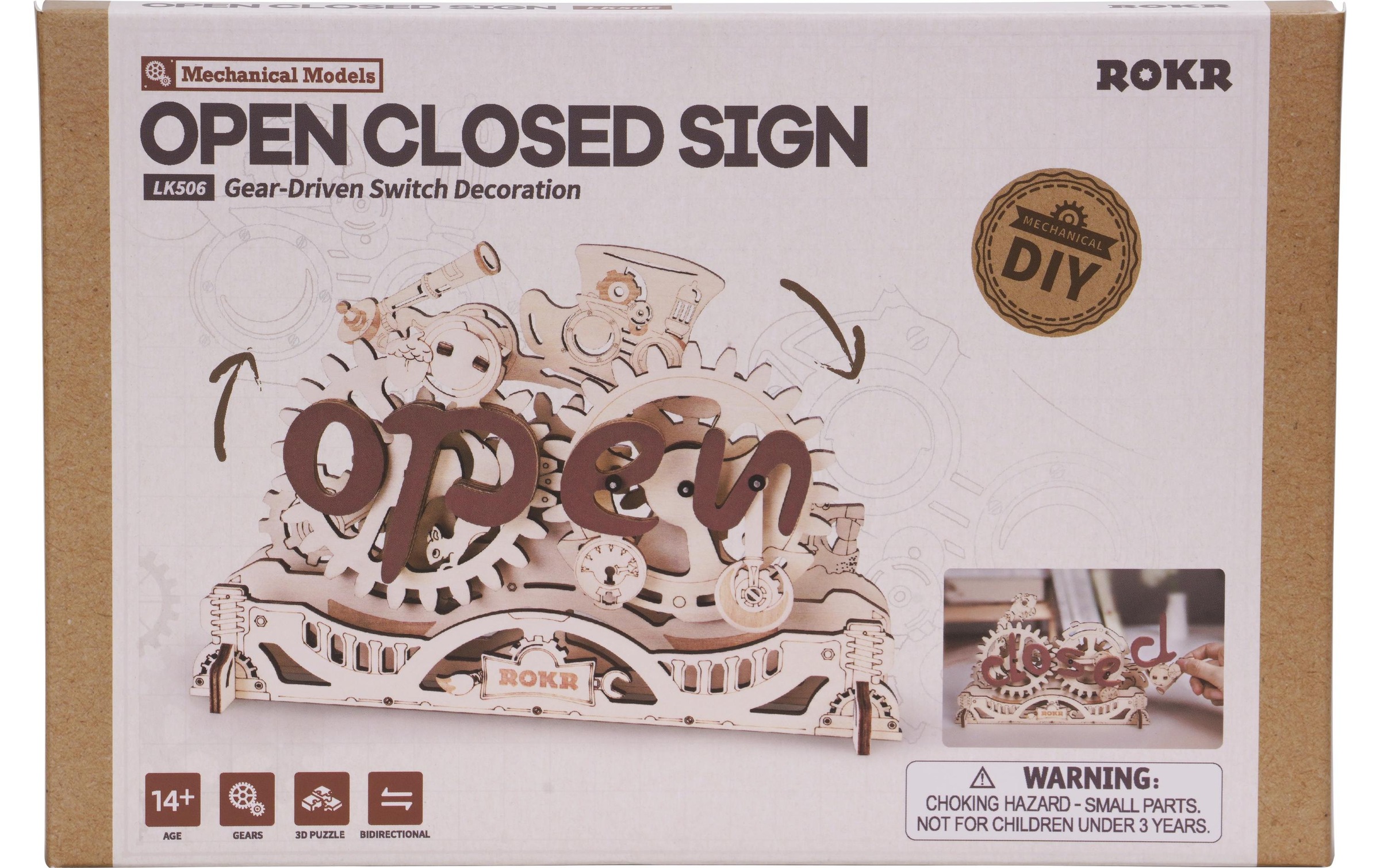   Modellbausatz »ROKR Open Closed Schild«
