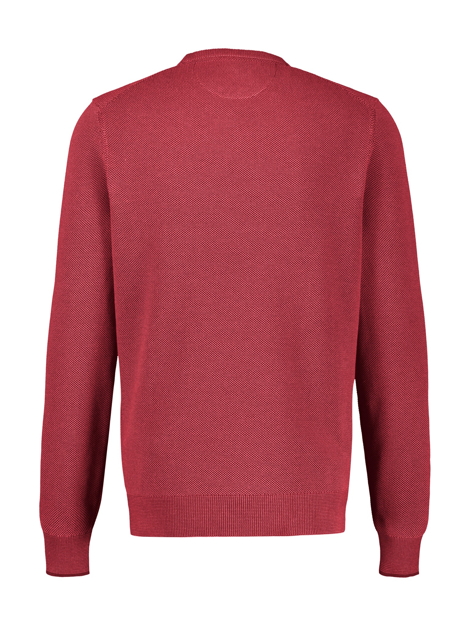 LERROS Pull en tricot avec broderie de logo et en coton pur