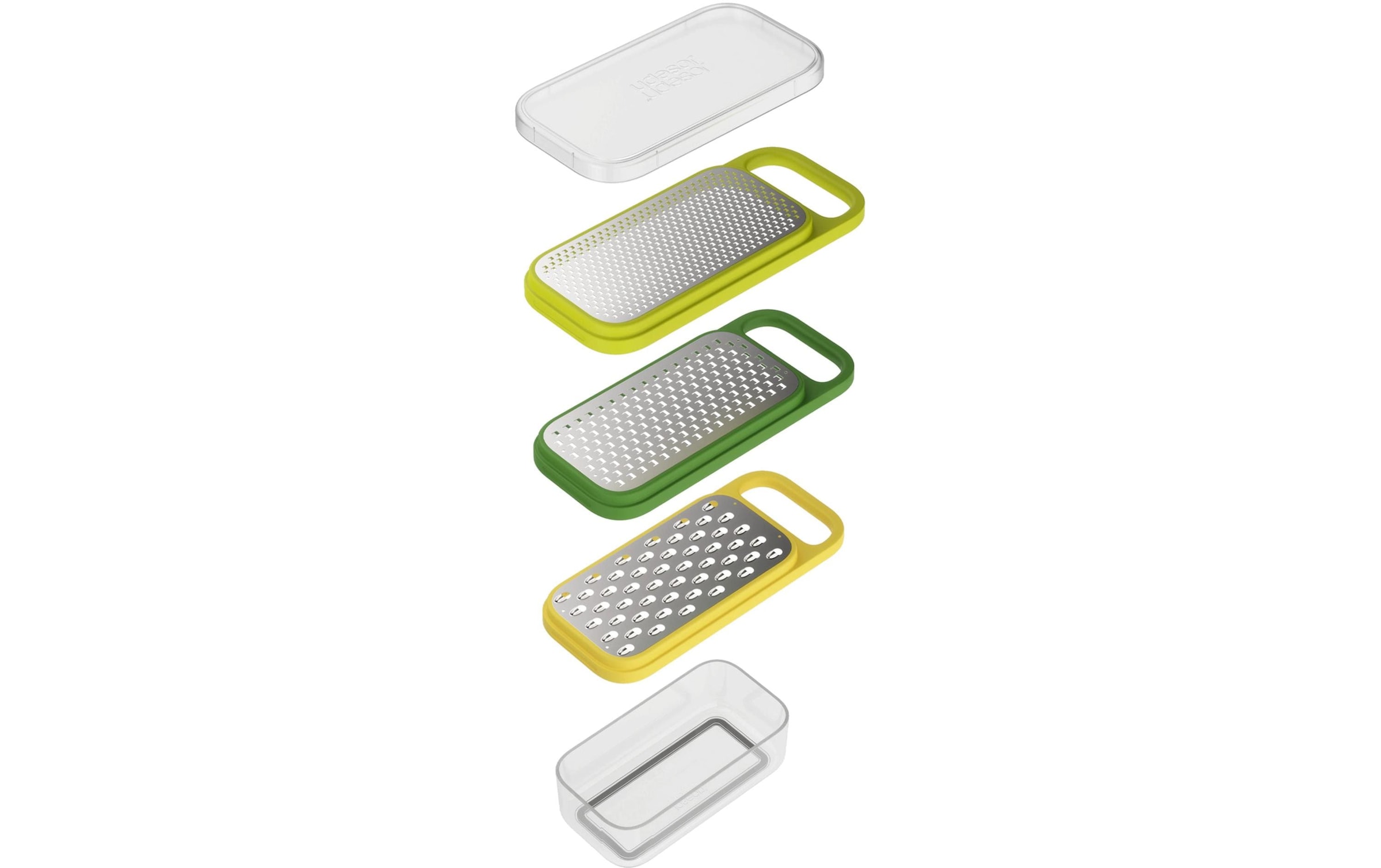 Joseph Joseph Râpe de cuisine »Multi-Grate & Store 3-in-1 Reibenset multi« compatible lave-vaisselle