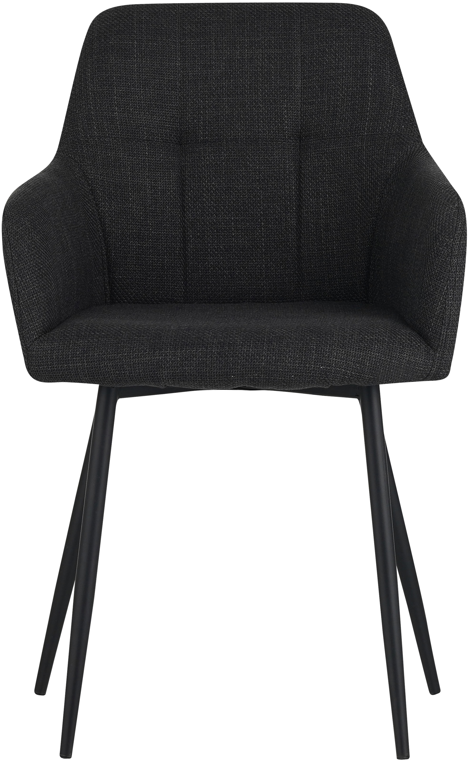 HELA Essgruppe »MOSEL« 3 Stk. tlg. Tisch 90x75 cm, Platte rund, gesinterter Stein, Armlehnenstuhl