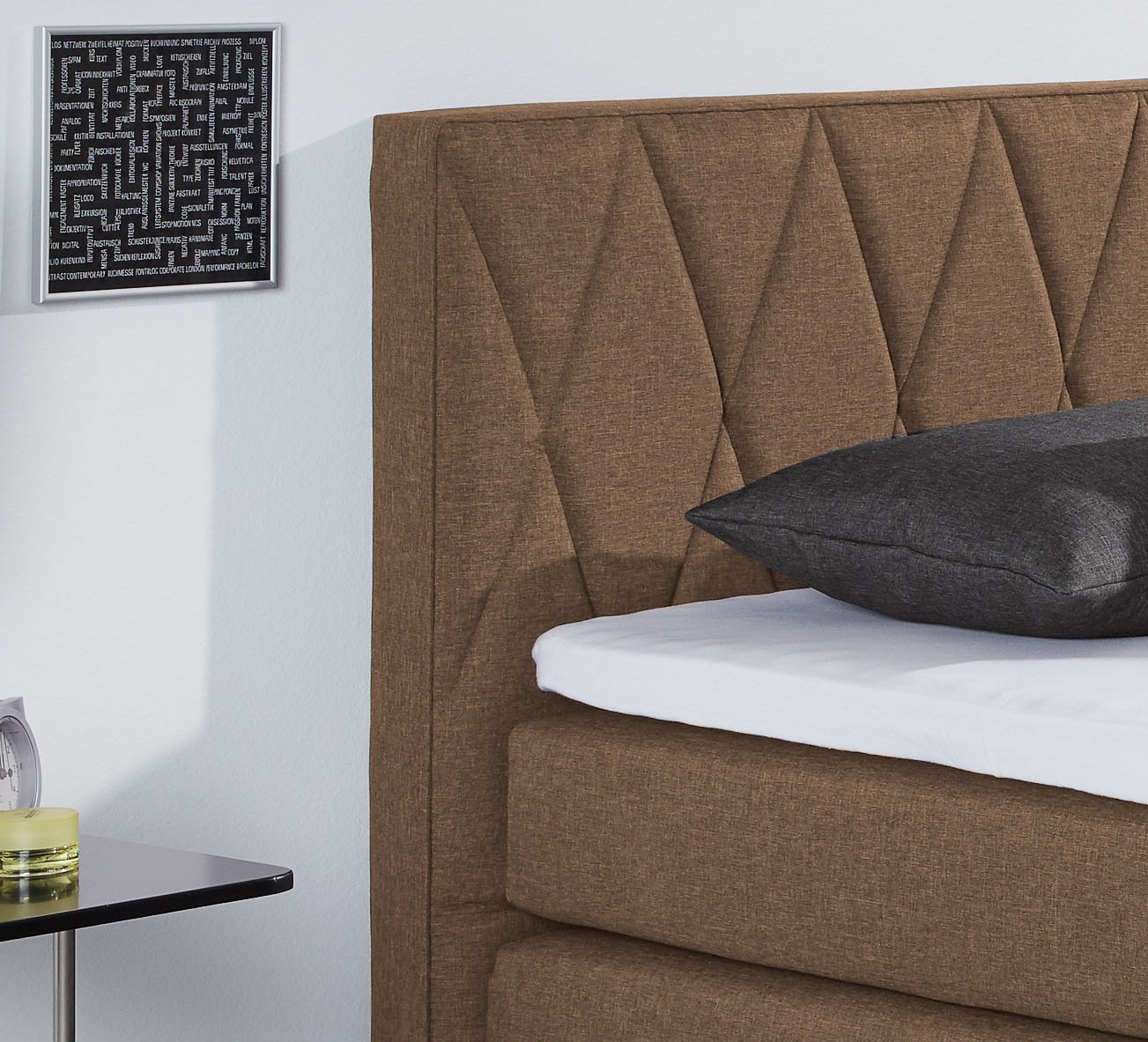 hapo Lit boxspring »ATLANTA« ,  disponible en différentes largeurs, couleurs et types de matelas