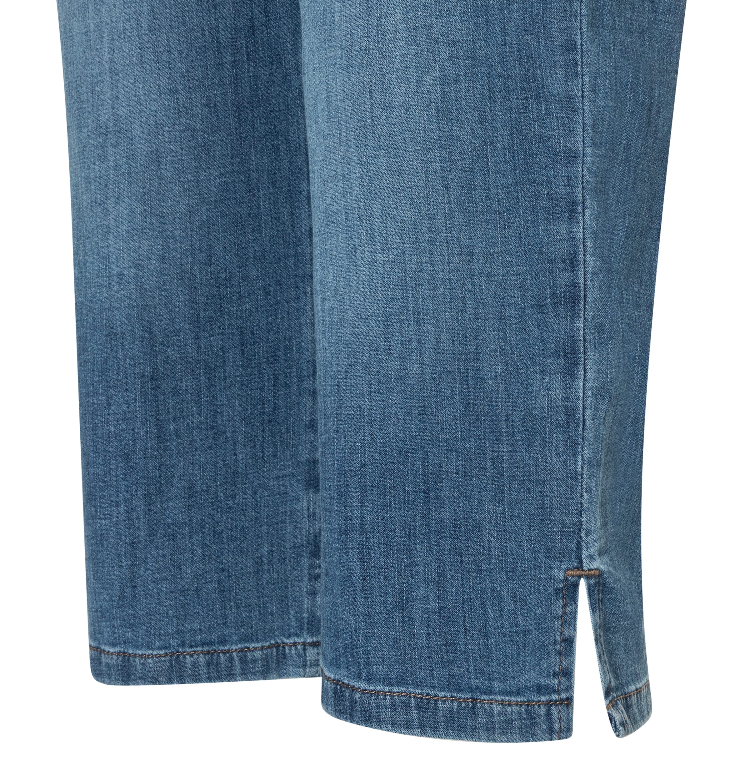 MAC Jeans capri »CAPRI« plis décoratifs insérés à l’ourlet