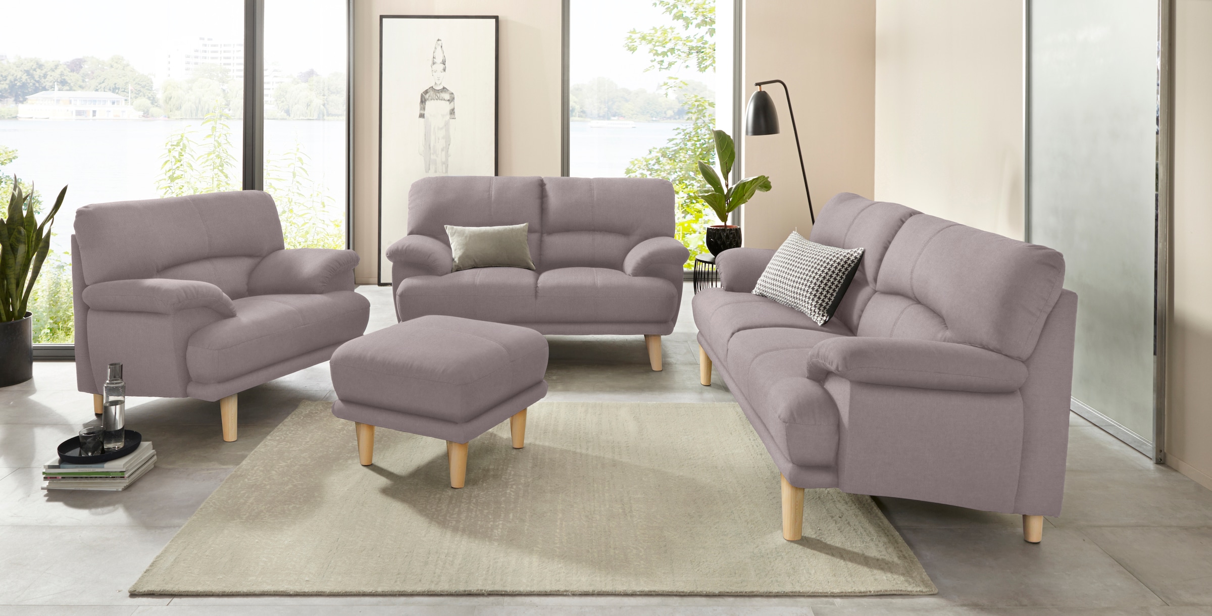 TRENDMANUFAKTUR Tabouret de pied »Cecilia«