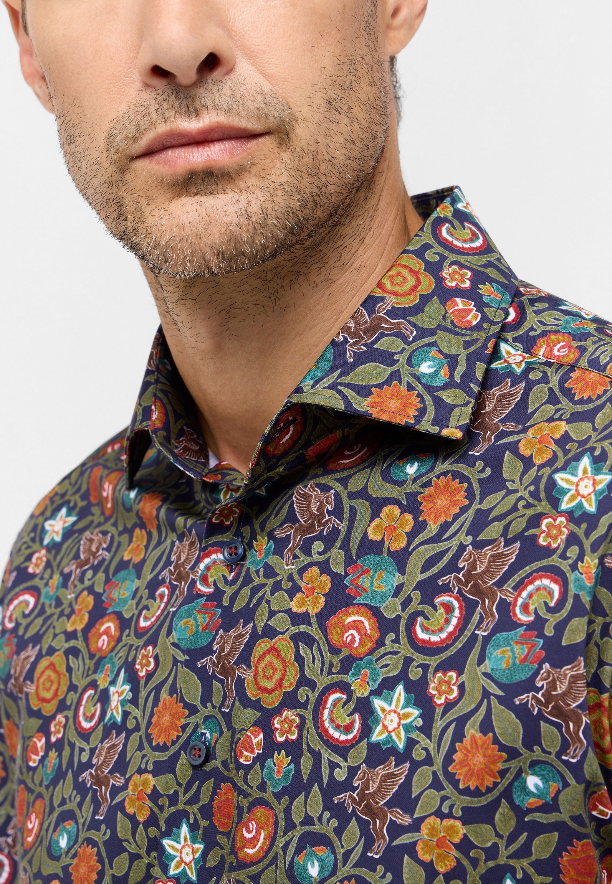 Eterna Chemise à manches longues »MODERN FIT« NON IRON (bügelfrei)