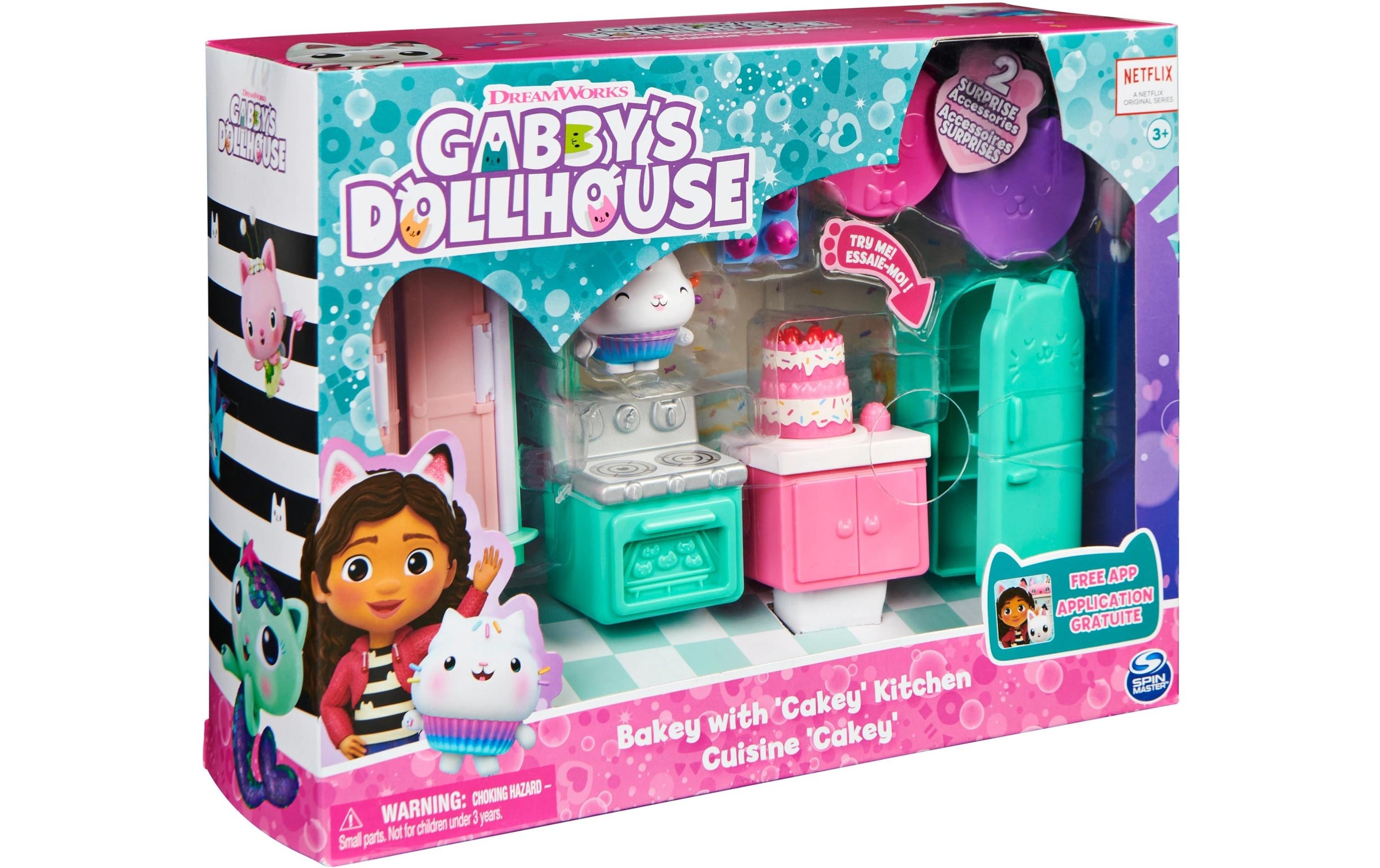Spin Master Spielwelt »Gabby's Dollhouse Cakey's Küche Deluxe Rooms«