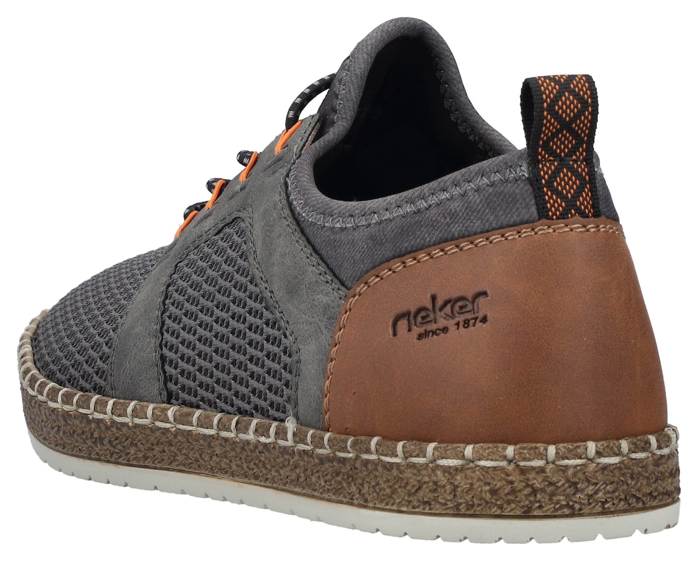 Rieker Slip-On Sneaker  Schlupfschuh, Slipper, Freizeitschuh, elastischer Einstieg, Gummizug