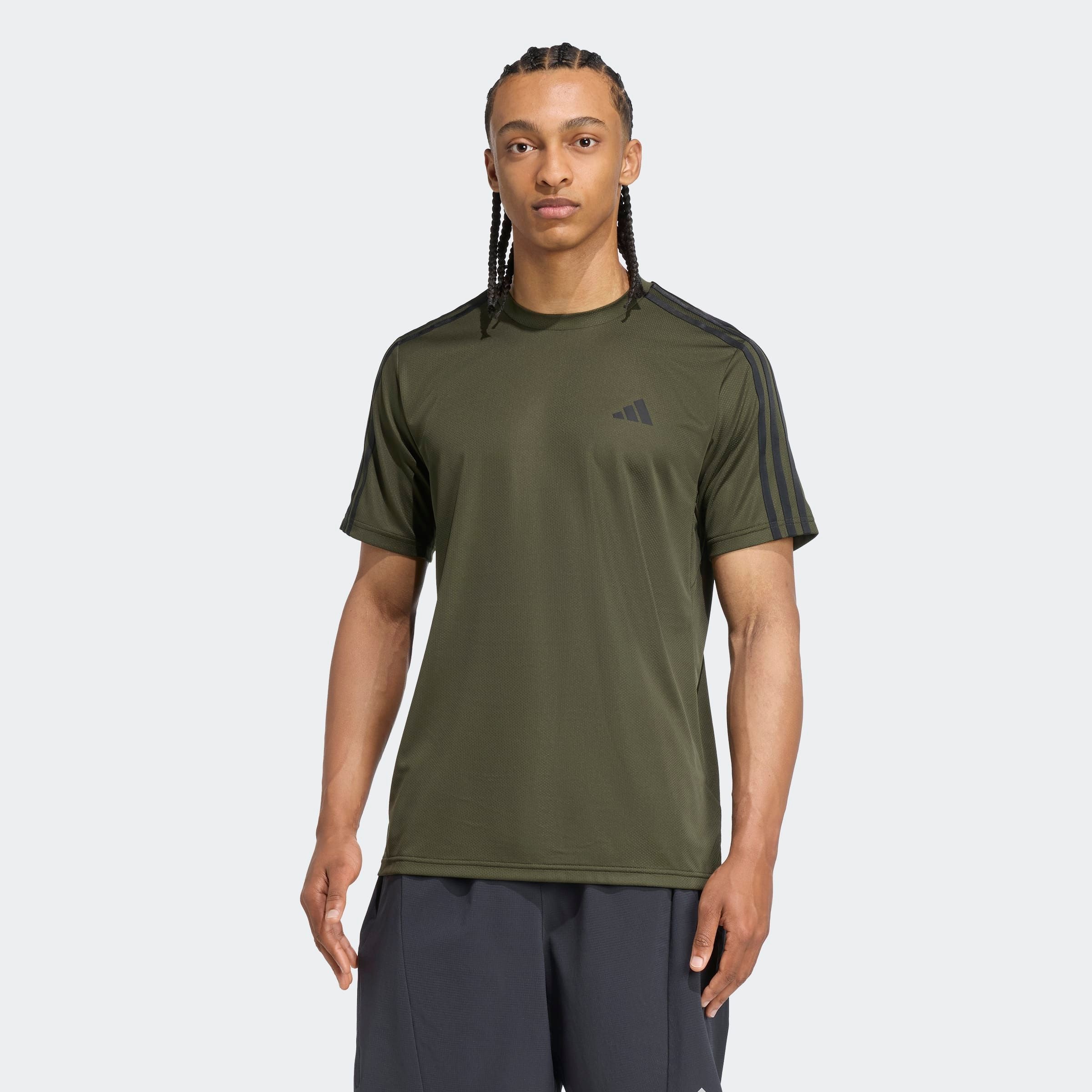 adidas Performance T-shirt »TRAIN ESSENTIALS 3-STREIFEN TRAINING«