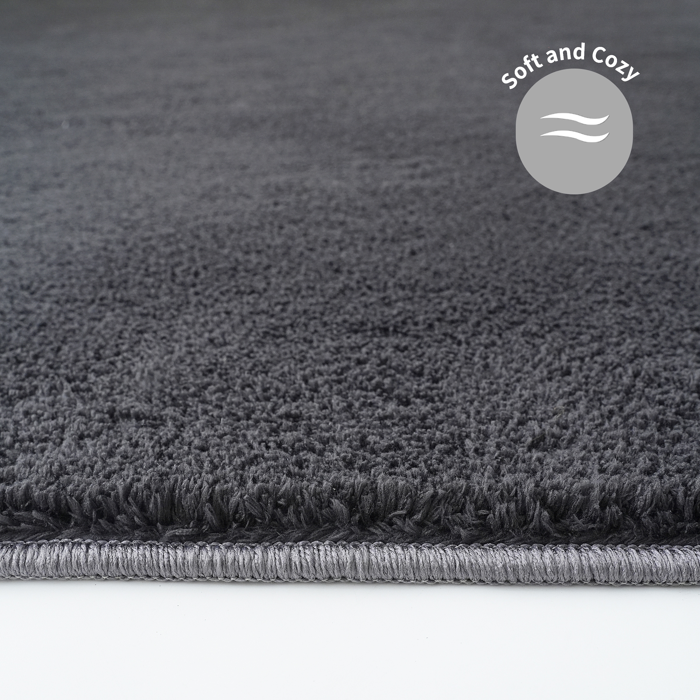 my home Teppich »Cali 2, kuschelig & weich« rechteckig 15 mm Höhe Uni-Farben, waschbar, flauschig, Wohnzimmer, Schlafzimmer