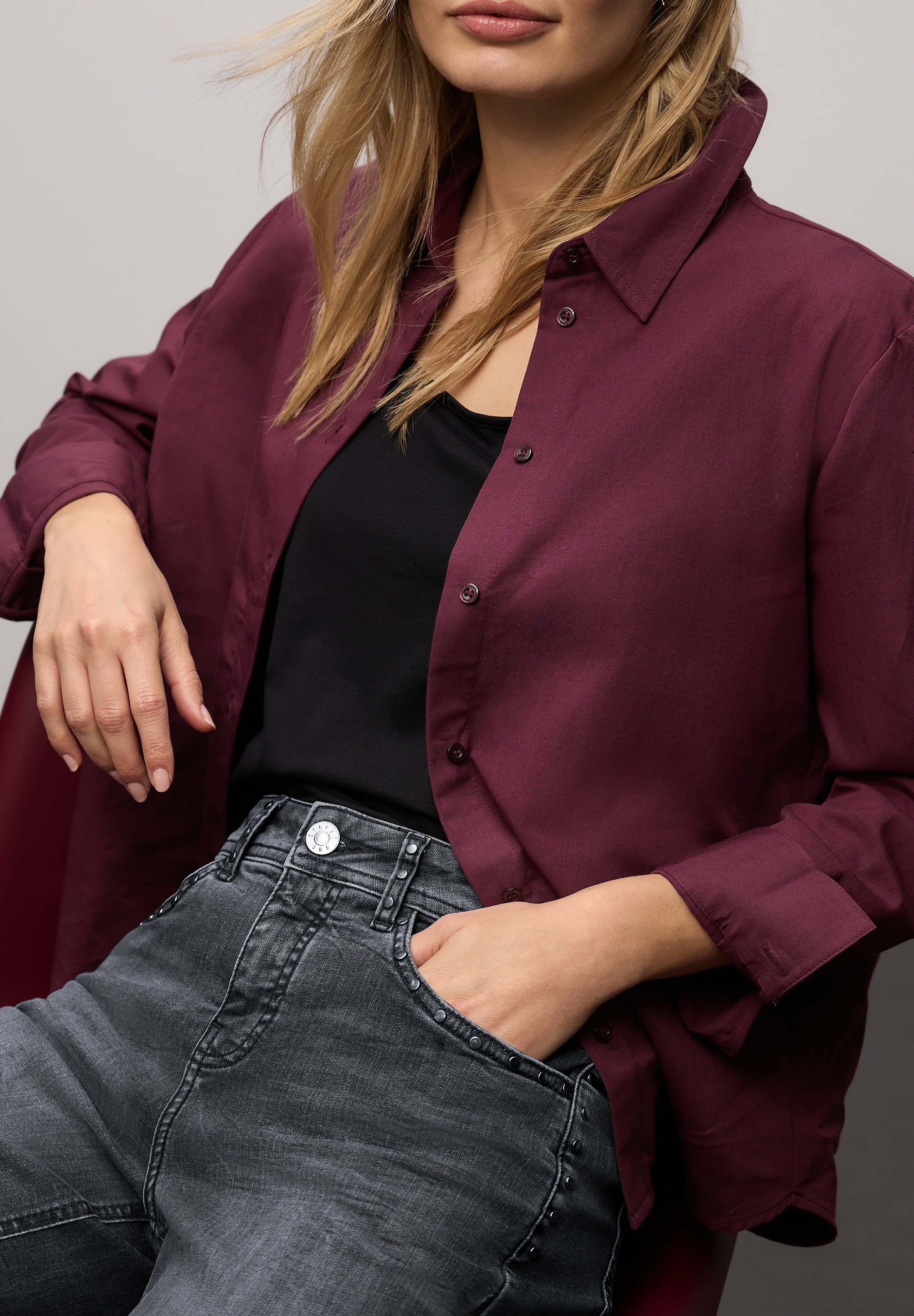 STREET ONE Weite Jeans »Style Wideleg«