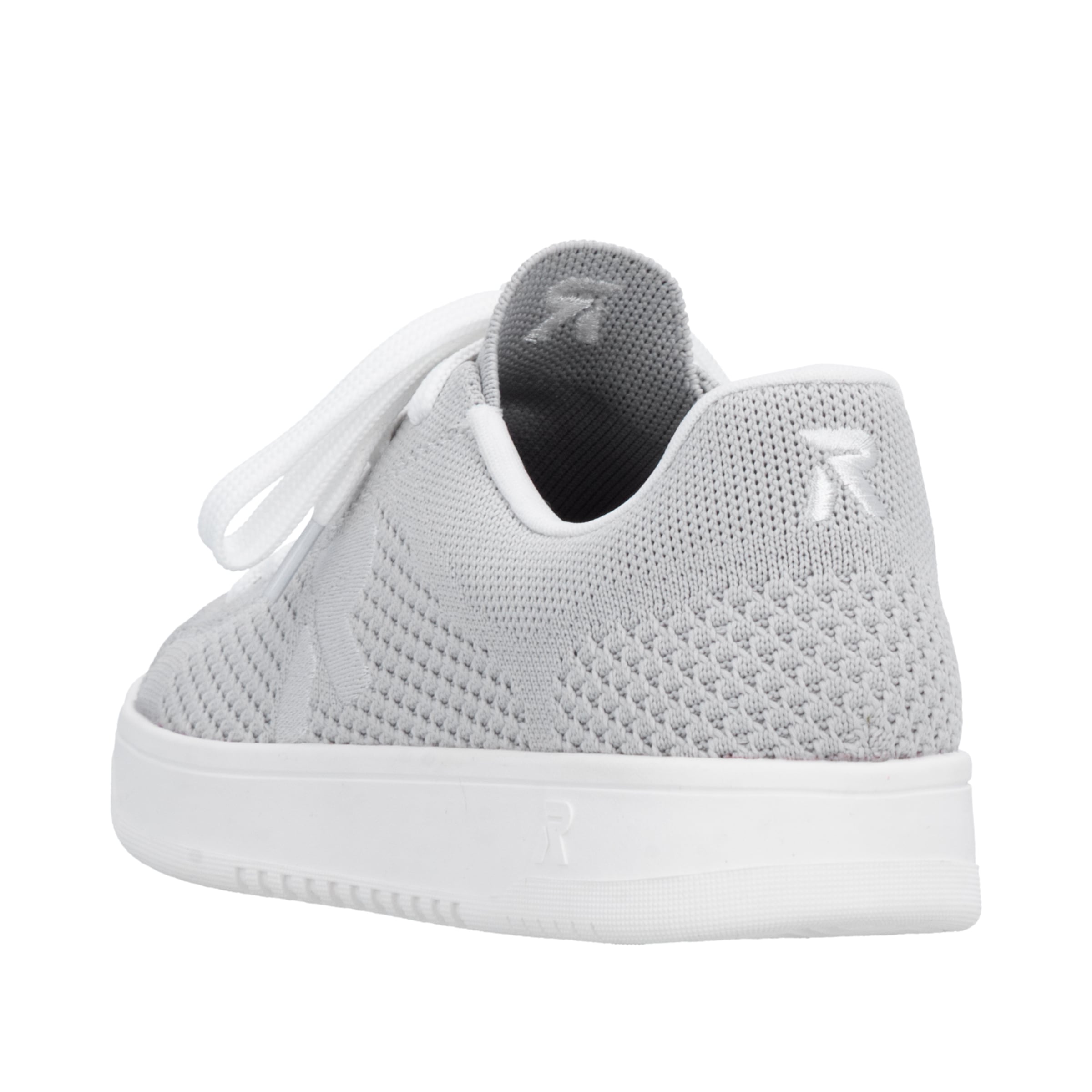 RIEKER Sport Baskets à plateforme  Sneaker slip-on, chaussure basse, sneaker décontracté avec laçage appliqué