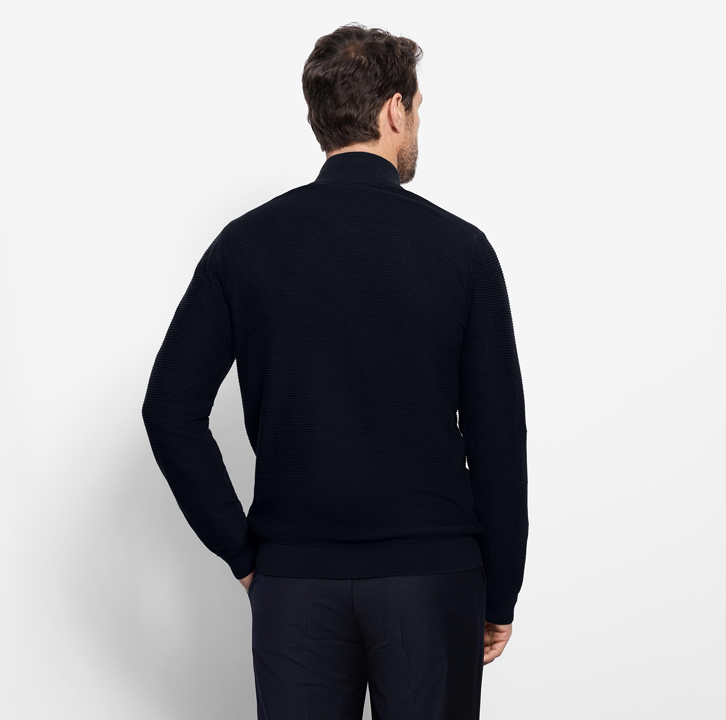 OLYMP Veste en tricot Stehkragen, regular fit