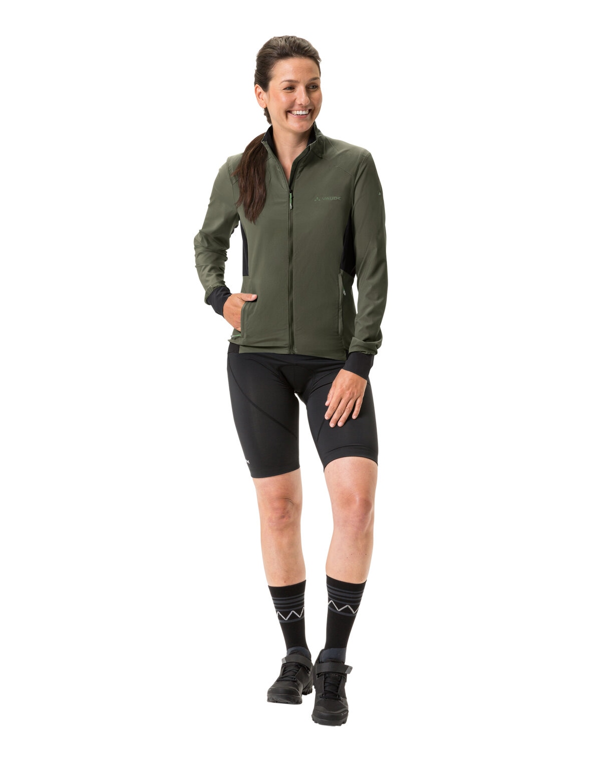 VAUDE Fahrradjacke besonders geringes Gewicht, kleines Packmass, winddicht, atmungsaktiv