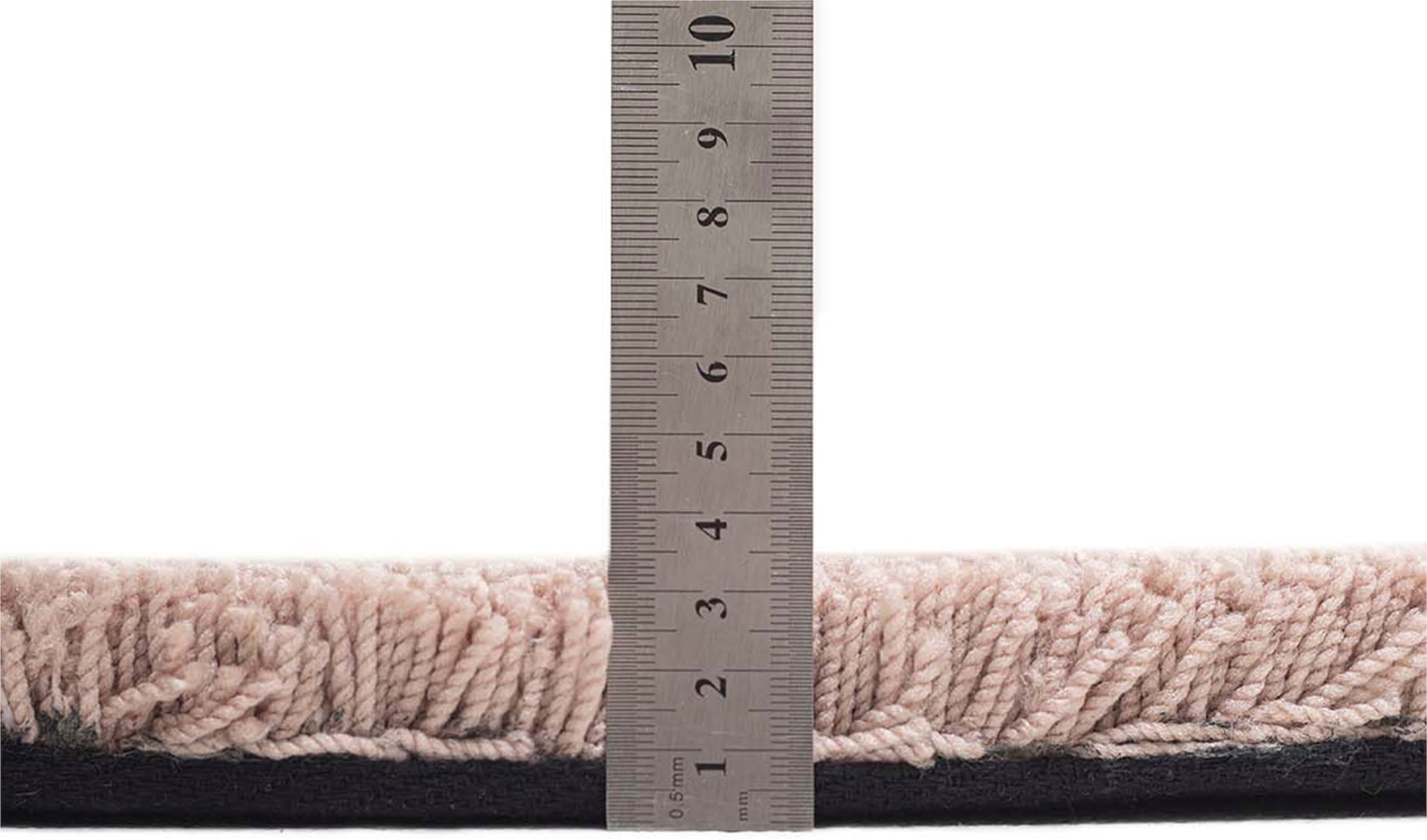 TOM TAILOR HOME Hochflor-Teppich »Shaggy Teppich Cozy« rund 25 mm Höhe Uni Farben, auch in Pastell Farben, weich & kuschelig