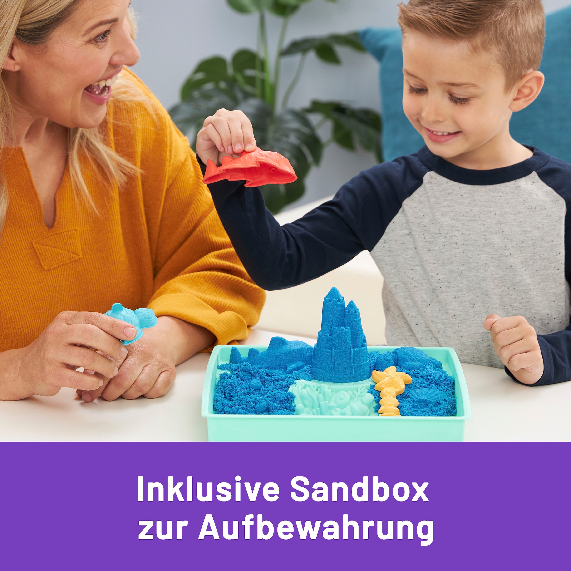 Spin Master Kreativset »Kinetic Sand - Box 454 g - Blau«