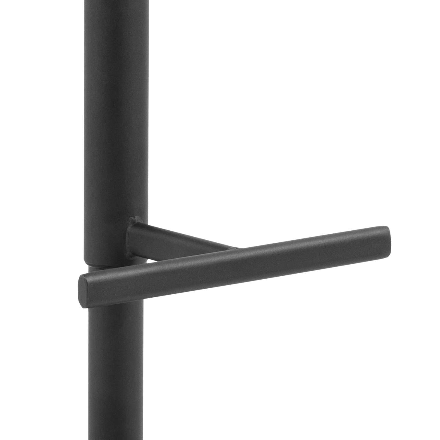 ACTONA GROUP Tabouret de bar »Adisa« Ensemble, 2 pièces, 2 cuis tlg. Tabouret de bar, Basel gris foncé, piètement Trompette, 2 pcs