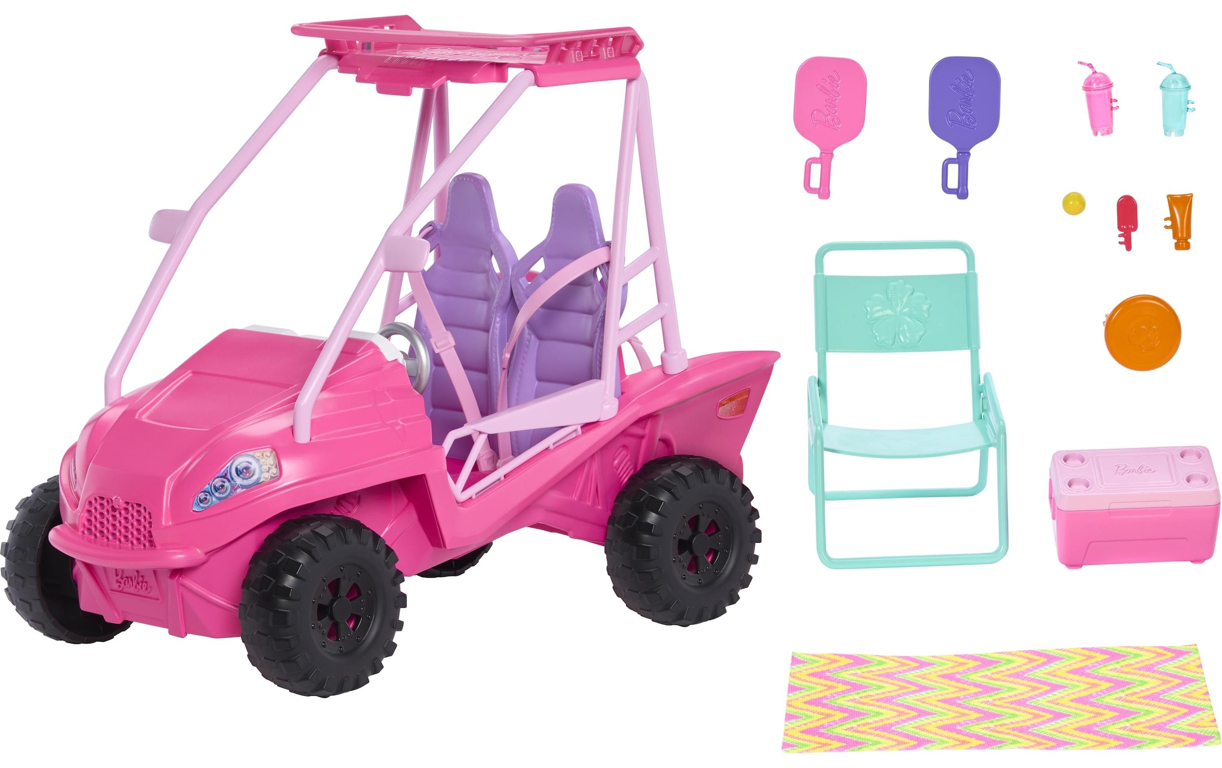 Barbie Voiture de poupée »Barbie Mysteries: Mission Strand Ultimativer Strand-Buggy«