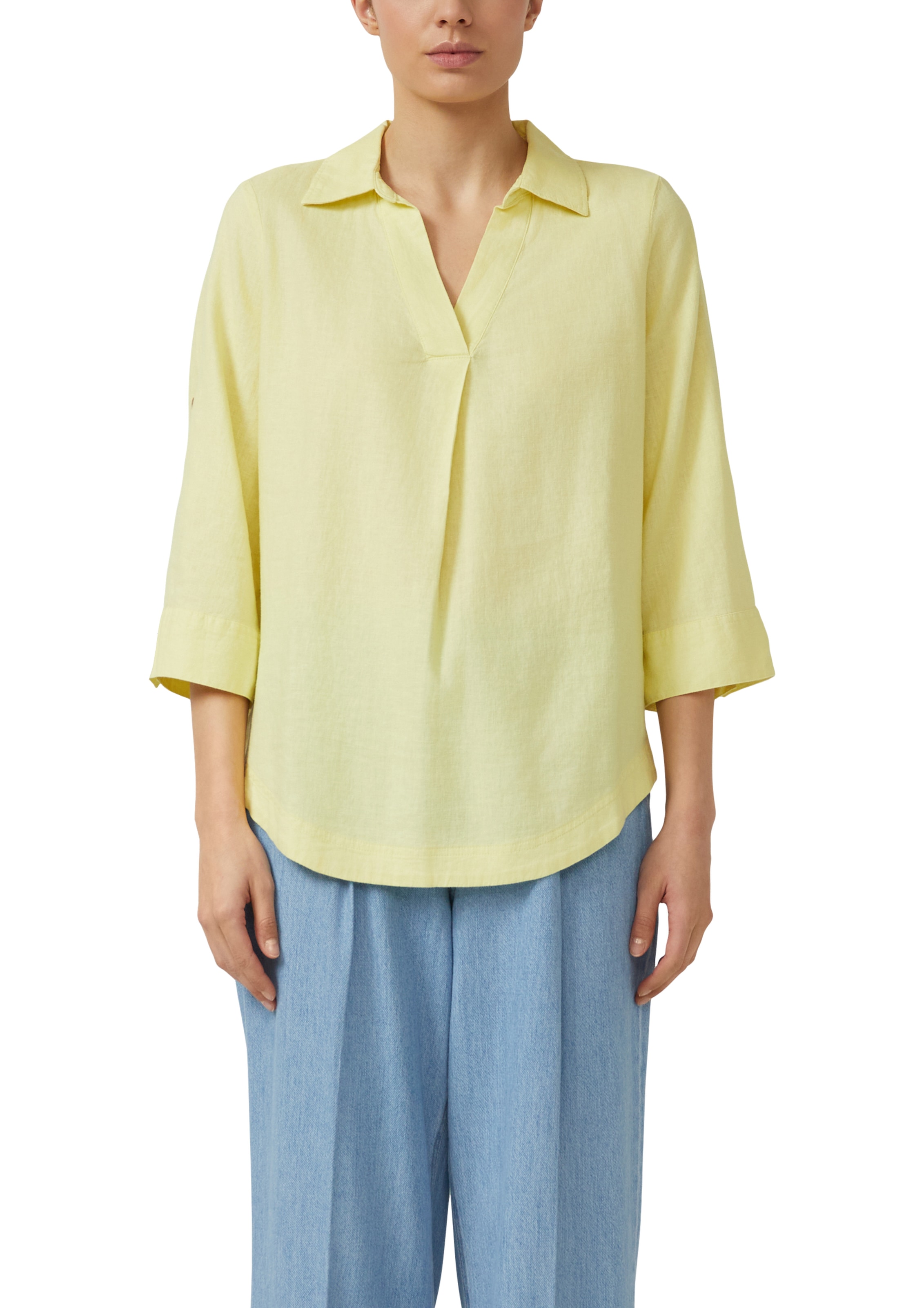s.Oliver Blouse chemise avec manches 3/4